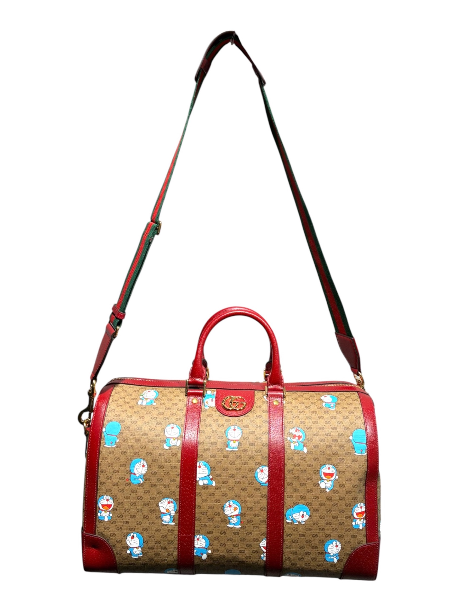 レオGUCCI 激レアメンズバッグ 赤青パターン 保存袋付き 中古・古着通販】GUCCI (グッチ) ドラえもん (ドラエモン) ダッフル