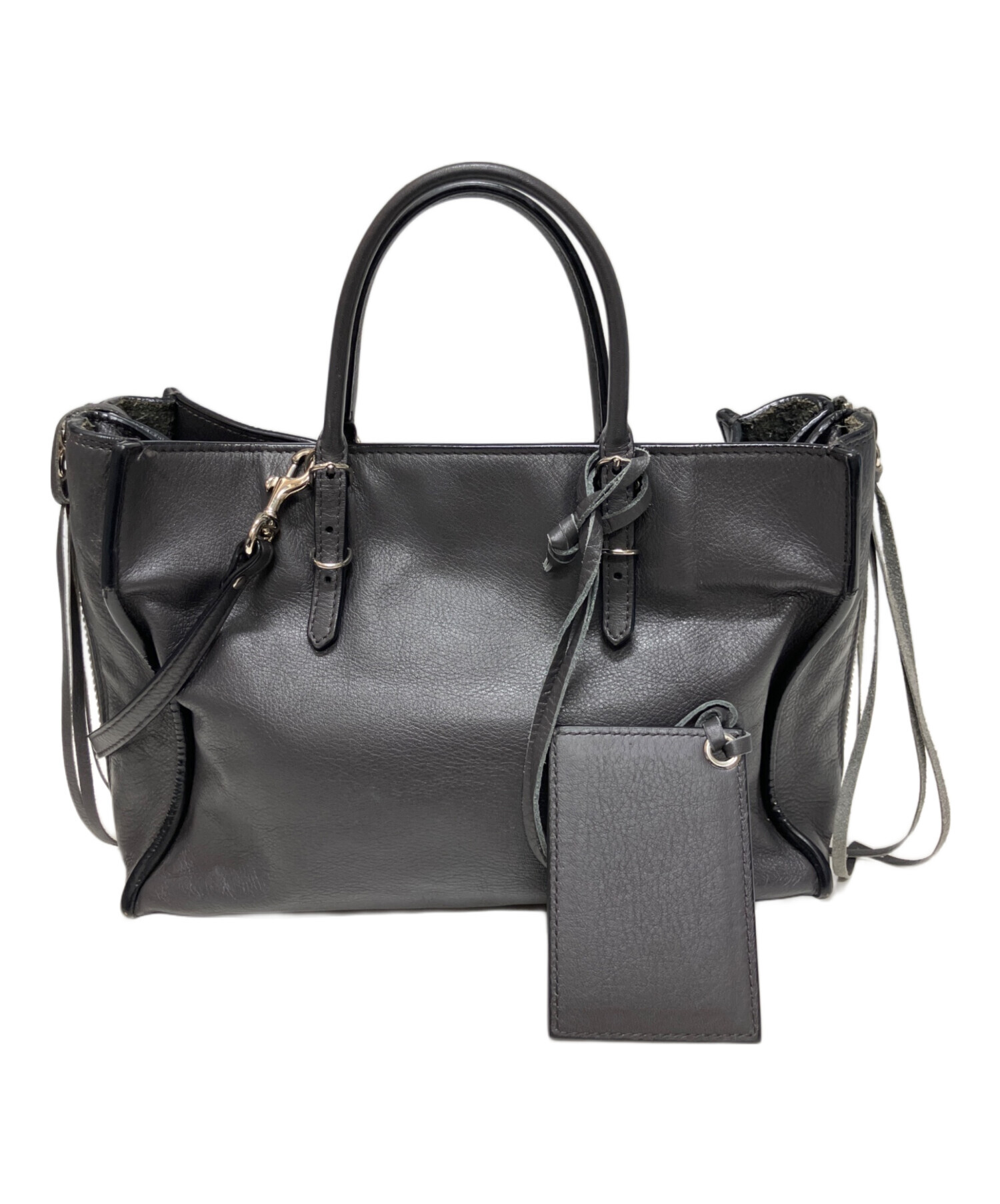 中古・古着通販】BALENCIAGA (バレンシアガ) 2WAYバッグ グレー サイズ