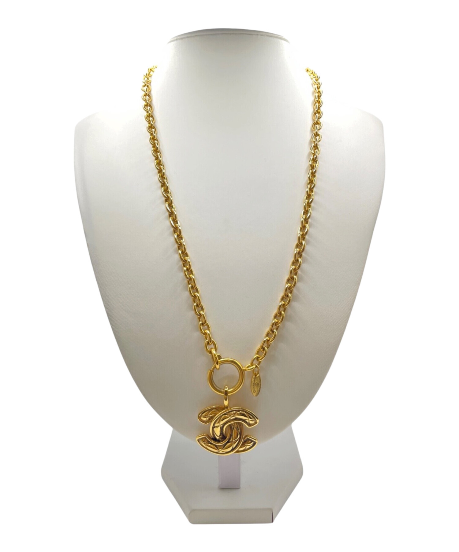 中古・古着通販】CHANEL (シャネル) ココマークネックレス ゴールド