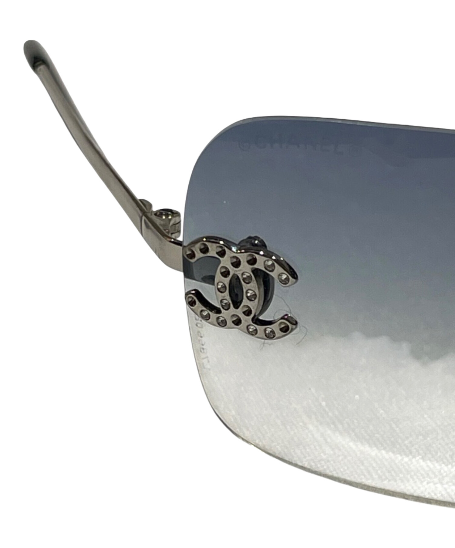 中古・古着通販】CHANEL (シャネル) リムレス サングラス ブラック