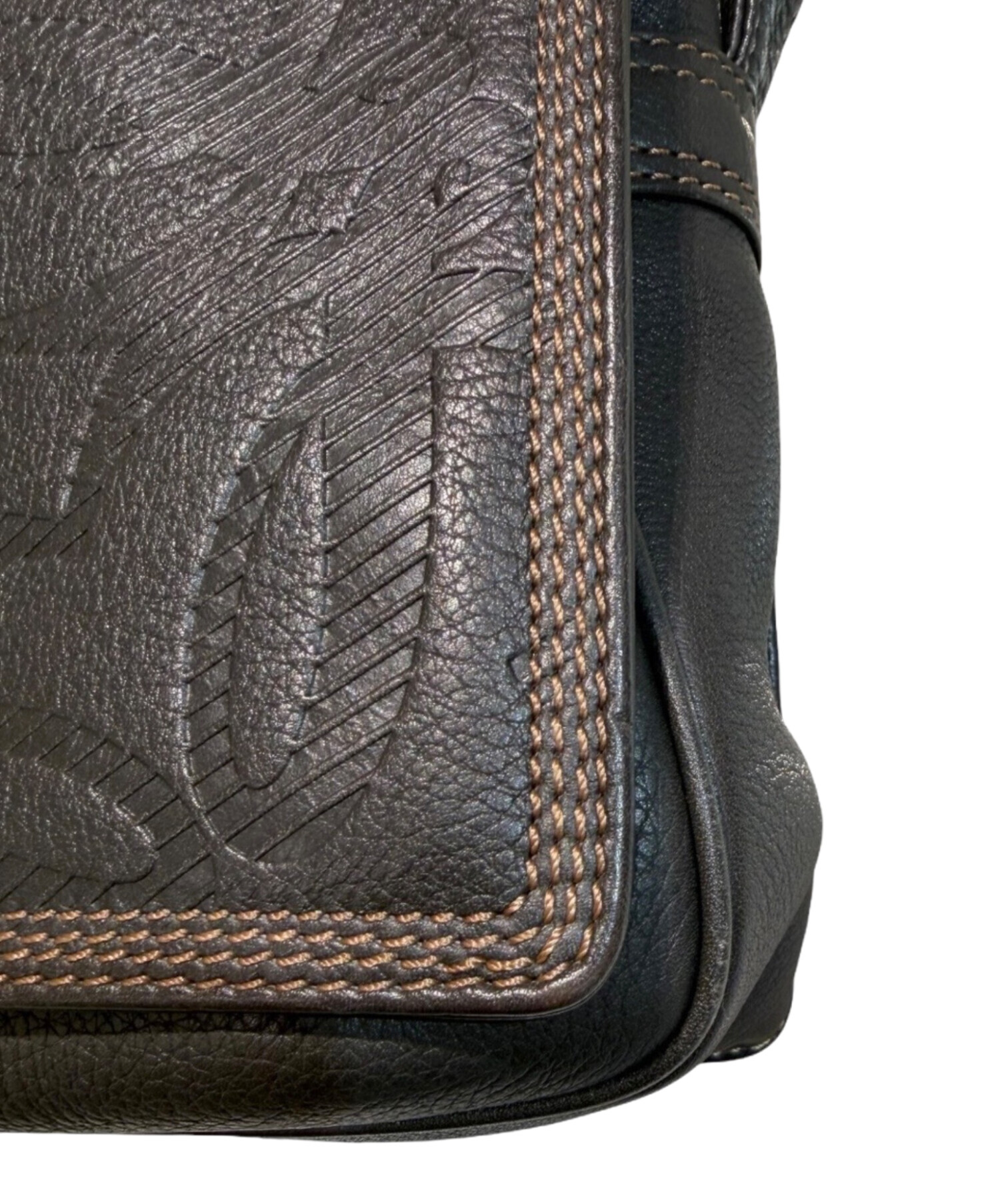 中古・古着通販】LOEWE (ロエベ) アナグラム フラップショルダーバッグ