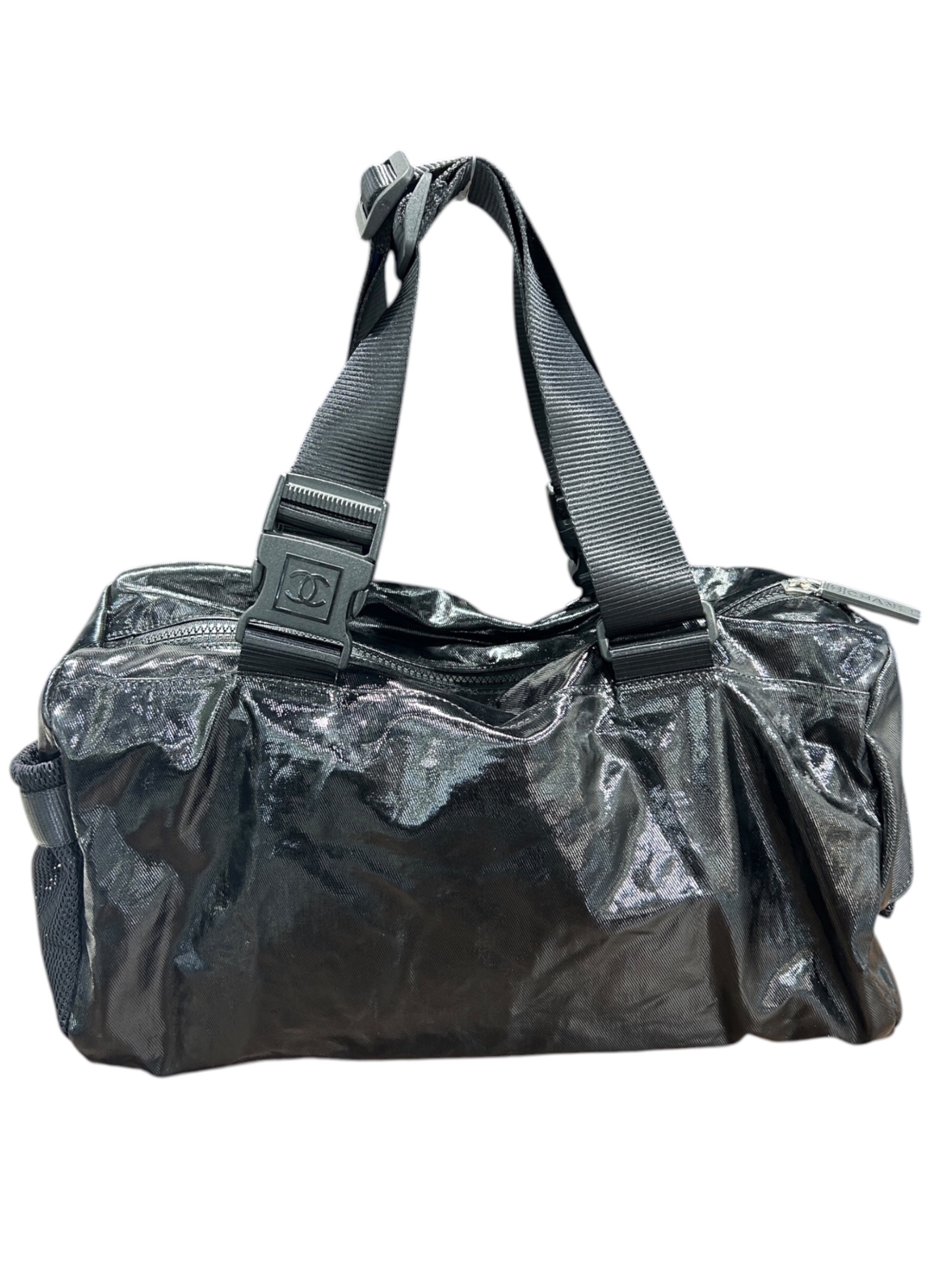 CHANEL ボストンバッグ グレー/ブラック　スポーツライン 中古・古着通販】CHANEL (シャネル) スポーツライン/ダッフルバッグ