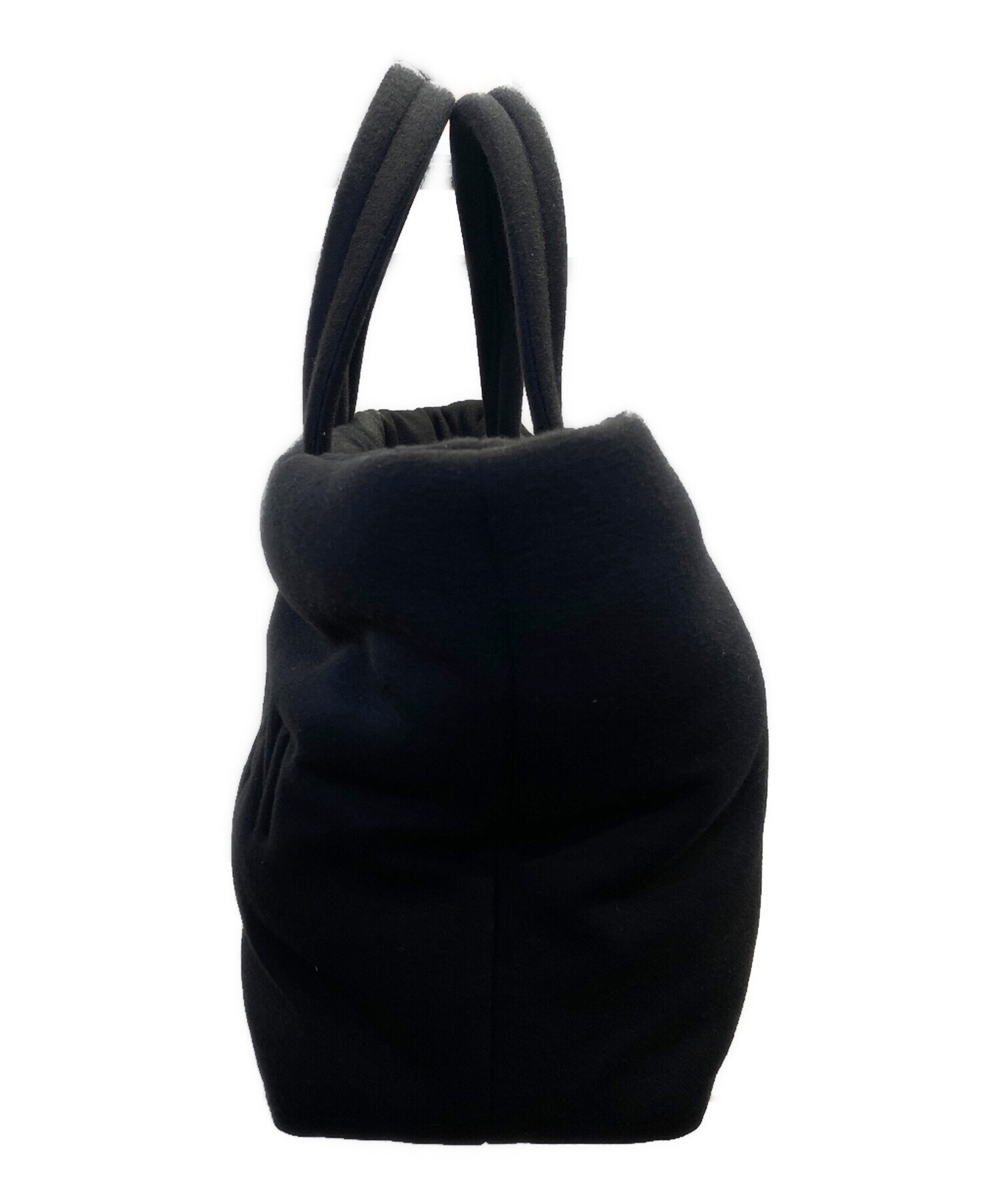 SAINT LAURENT PARIS ハンドバッグ ブラック 中古・古着通販】Saint Laurent Paris (サンローランパリ) ジャージー