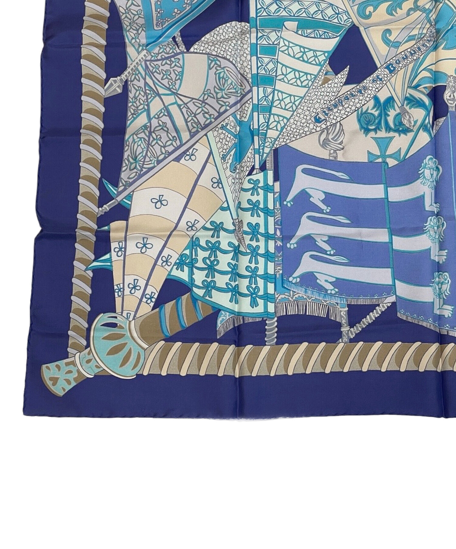 エルメス　HERMES　スカーフ　カレ90　ボニエールの旗 中古・古着通販】HERMES (エルメス) カレ90《Etendards et Bonnieres