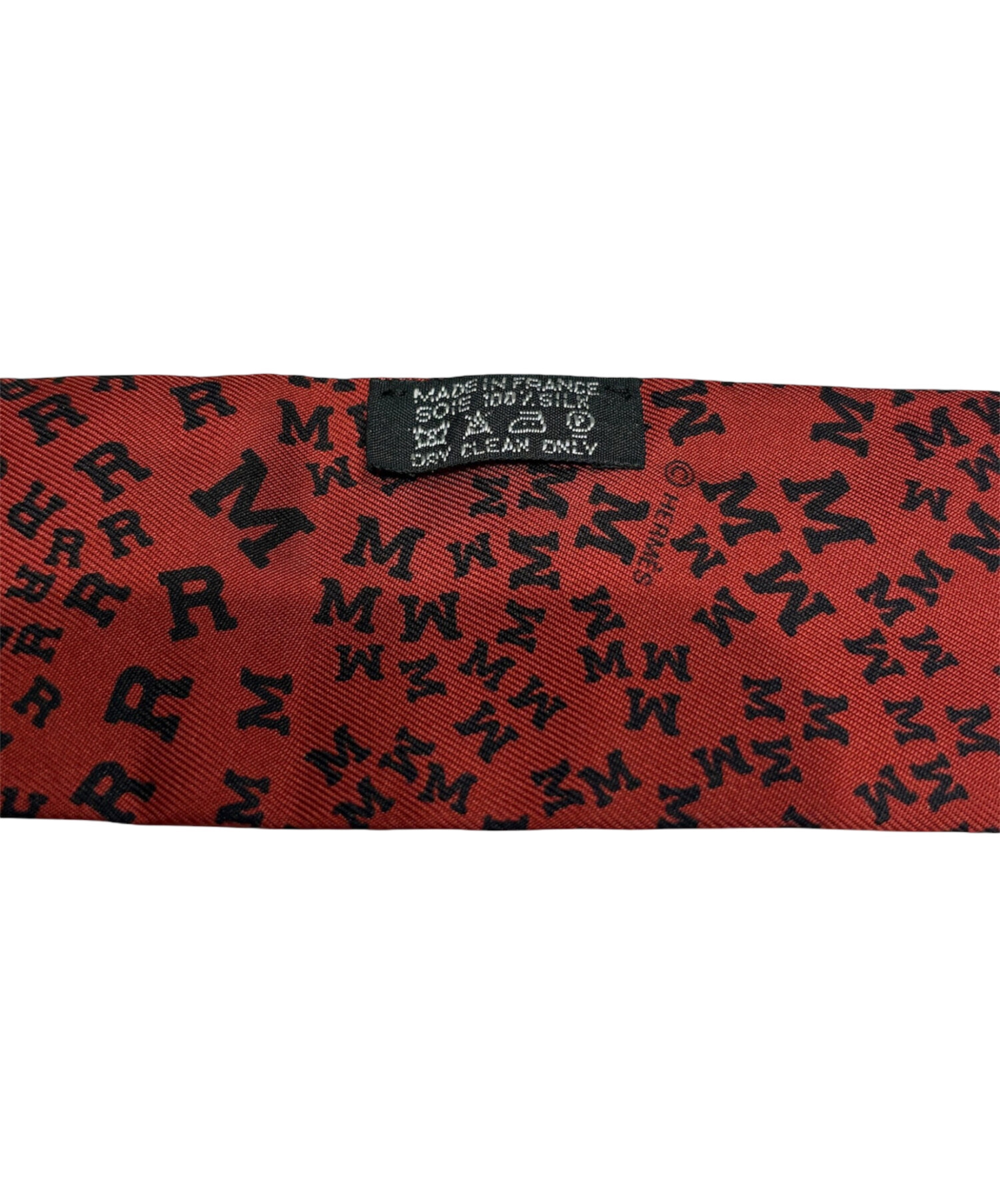 中古・古着通販】HERMES (エルメス) ツイリー/ロゴ アルファベット