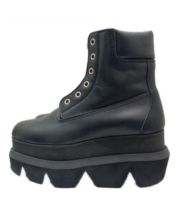 中古・古着通販】sacai (サカイ) センタージップブーツ ブラック