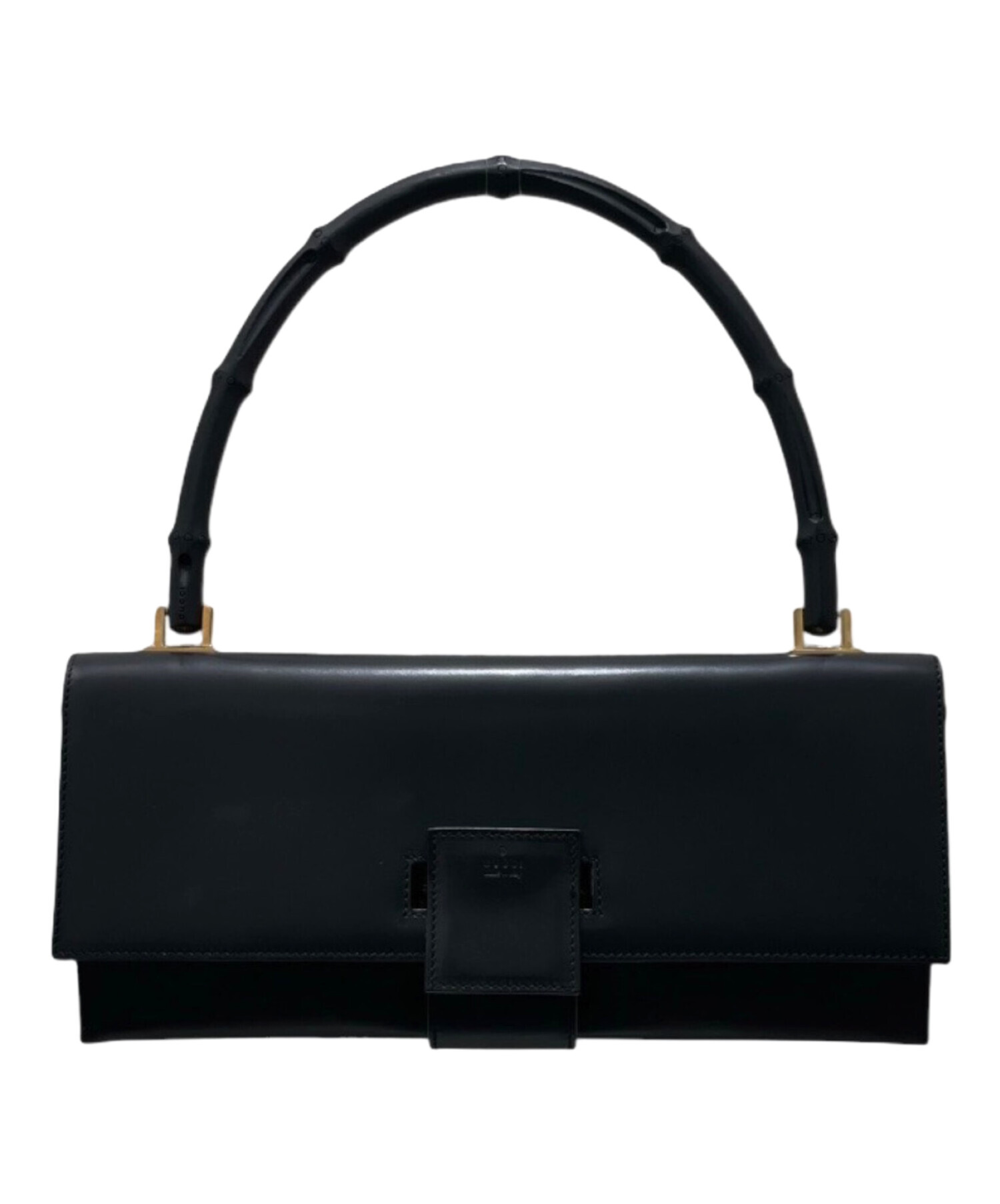 中古・古着通販】GUCCI (グッチ) バンブー レザーハンドバッグ 