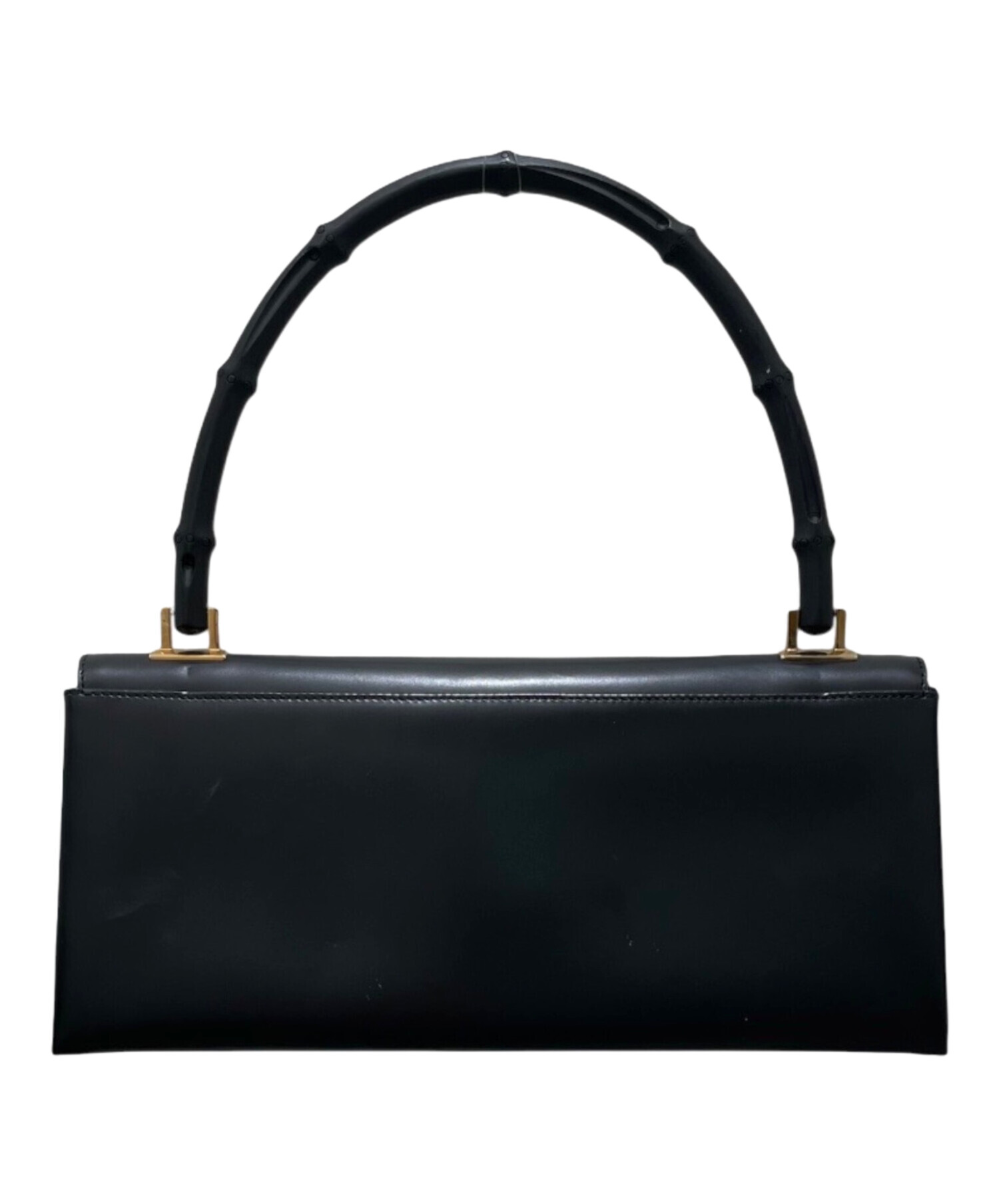 中古・古着通販】GUCCI (グッチ) バンブー レザーハンドバッグ 
