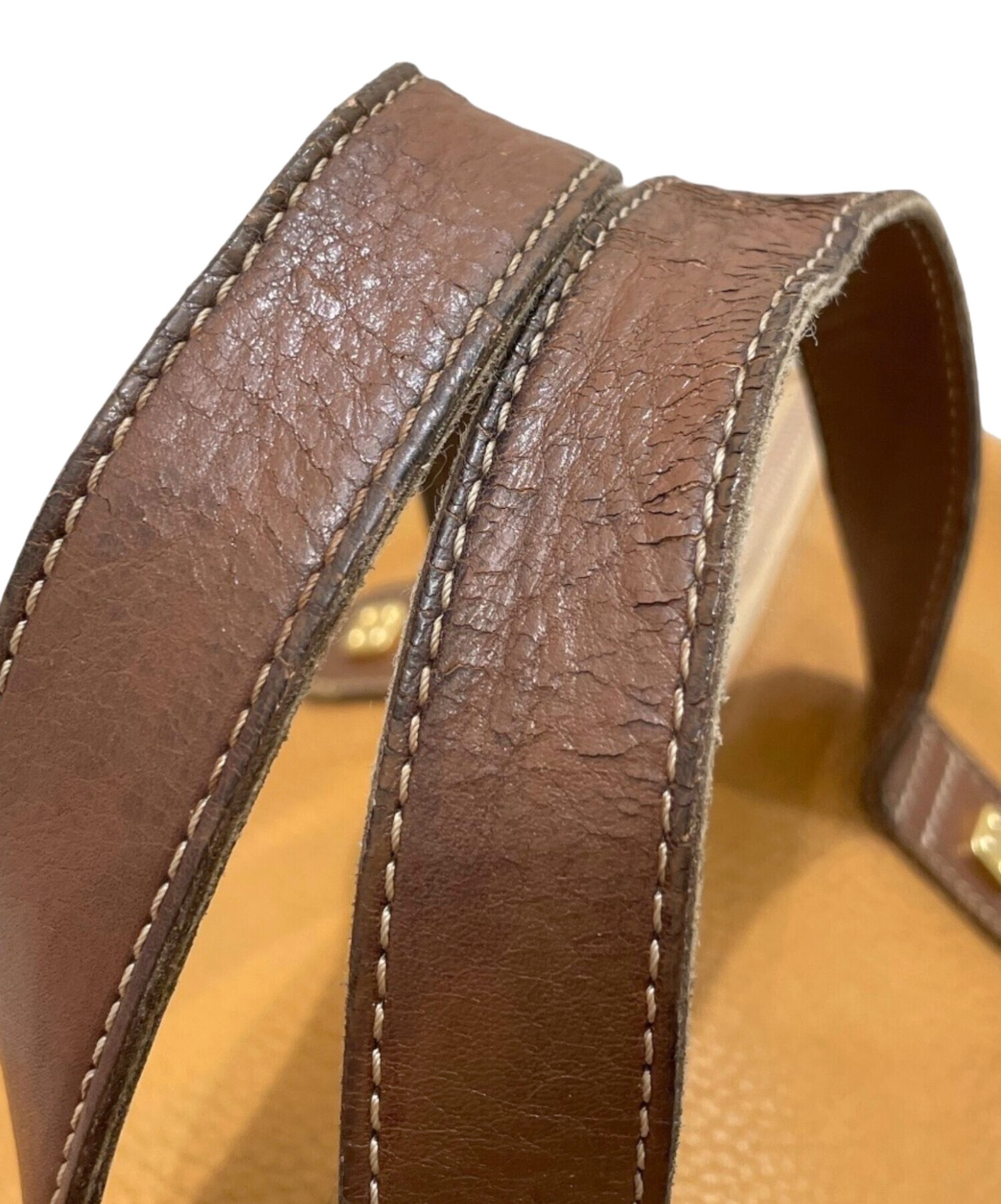中古・古着通販】LOEWE (ロエベ) アナグラム ボストンバッグ ブラウン