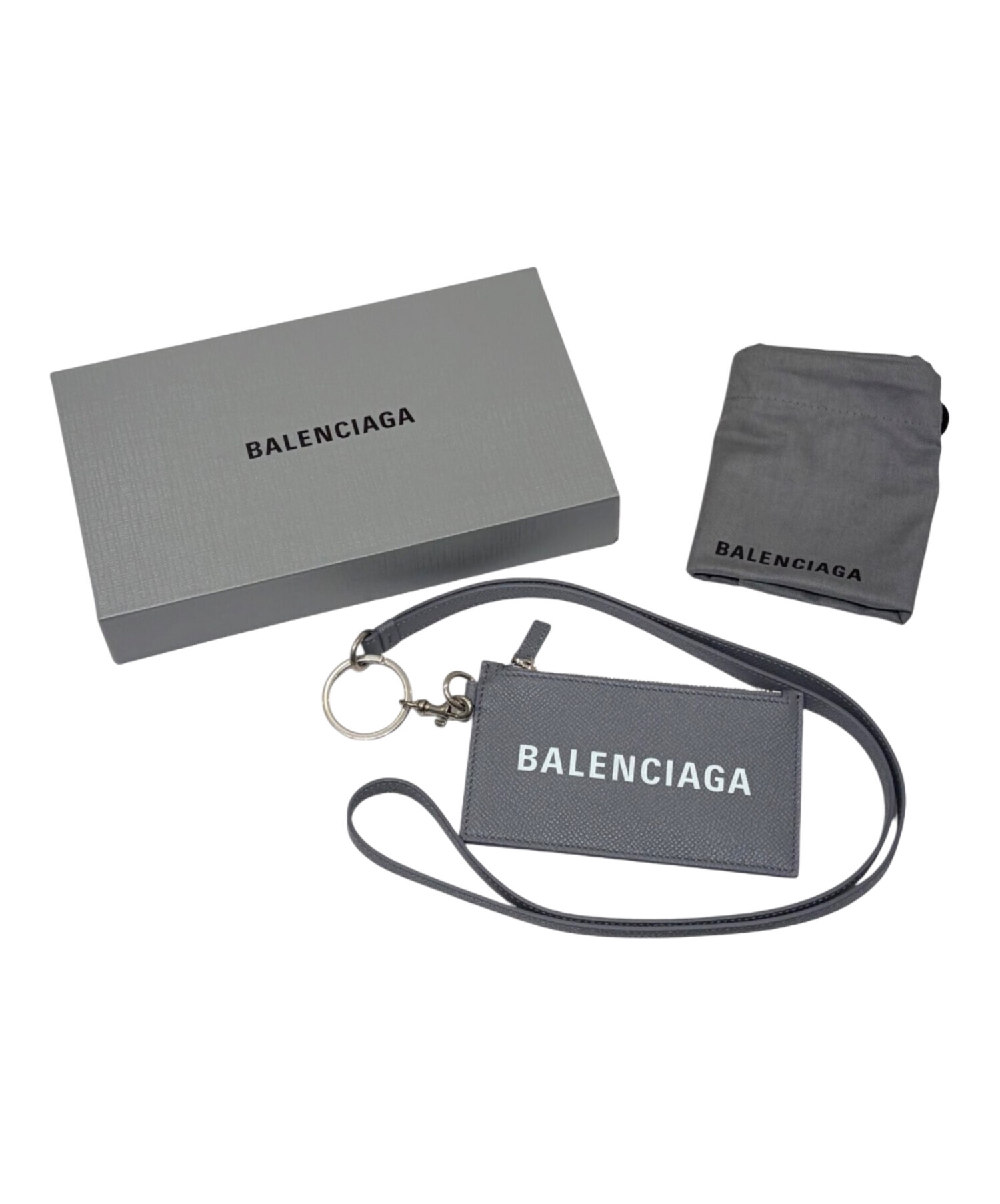 n*n様 BALENCIAGA ネックストラップ付き ケース 中古・古着通販】BALENCIAGA (バレンシアガ) ネックストラップ付カード