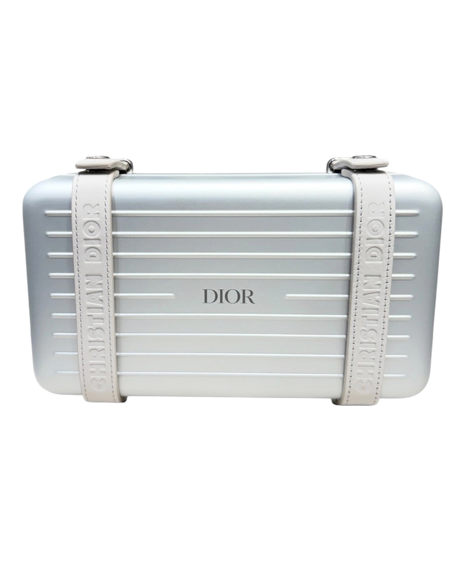 DIOR × RIMOWA パーソナルクラッチ シルバー 美品 中古・古着通販】Dior (ディオール) RIMOWA (リモワ) Personal Clutch
