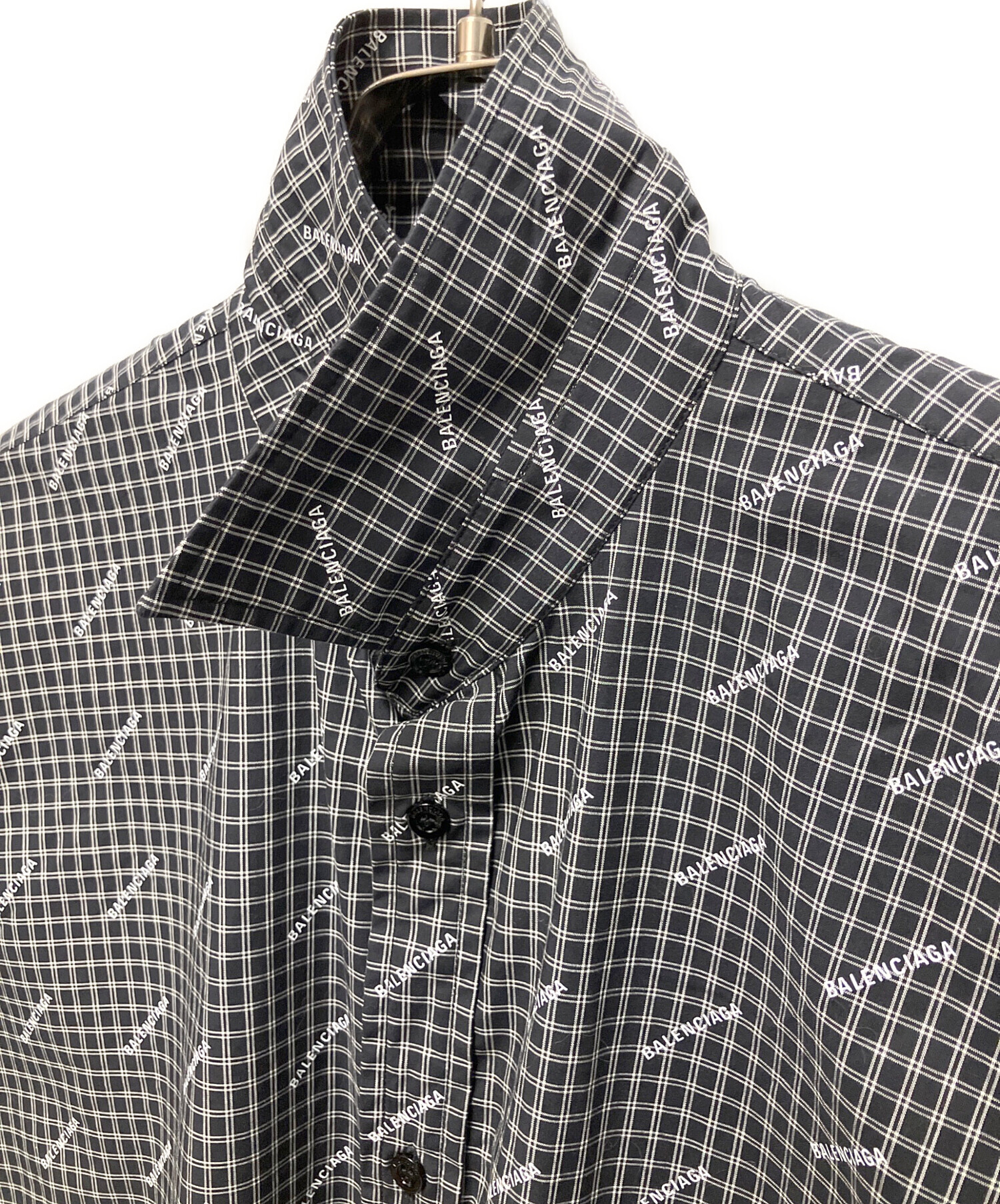 中古・古着通販】BALENCIAGA (バレンシアガ) 半袖シャツ ブラック