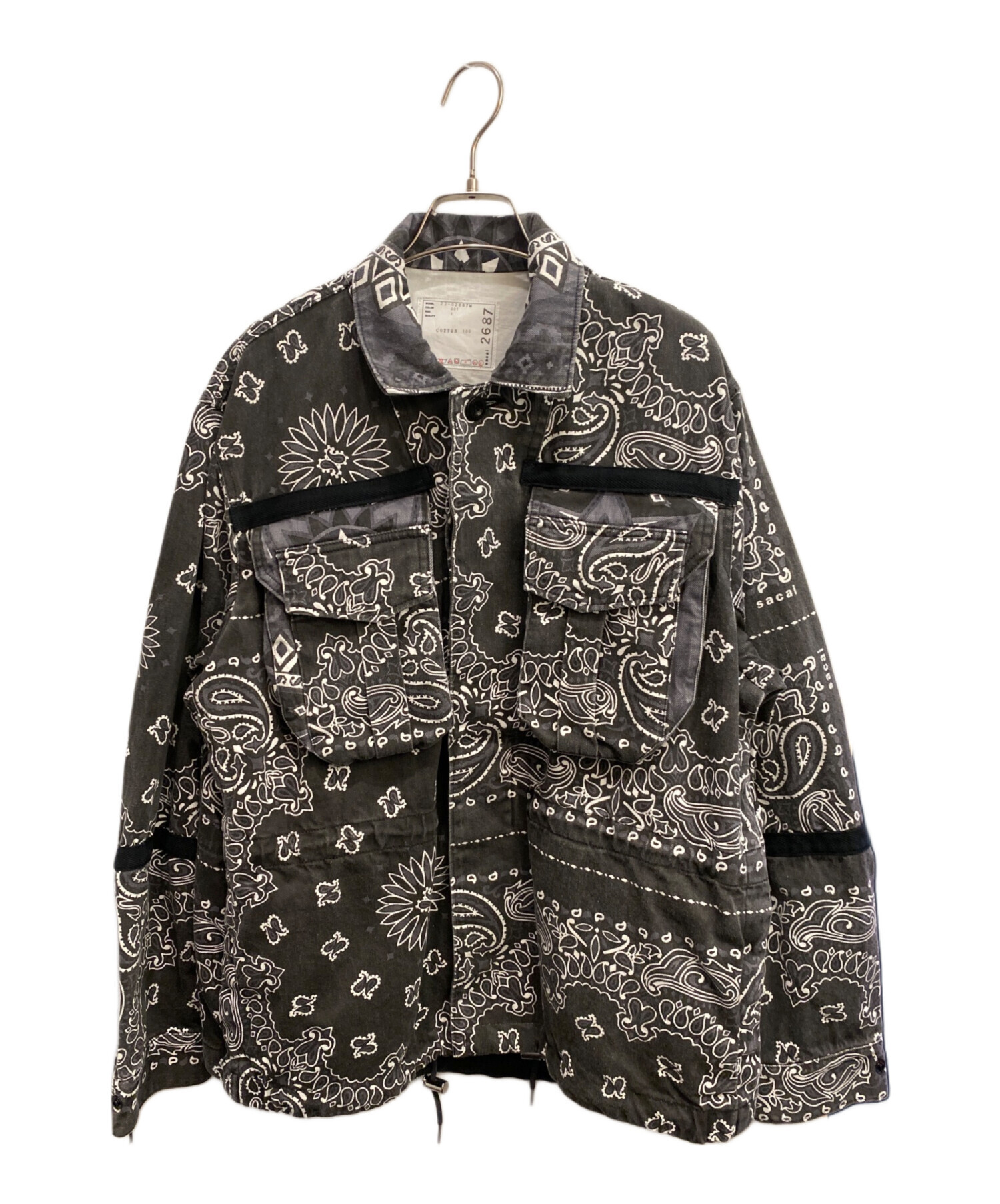 中古・古着通販】sacai (サカイ) 22SS Bandana Print Blouson/バンダナ