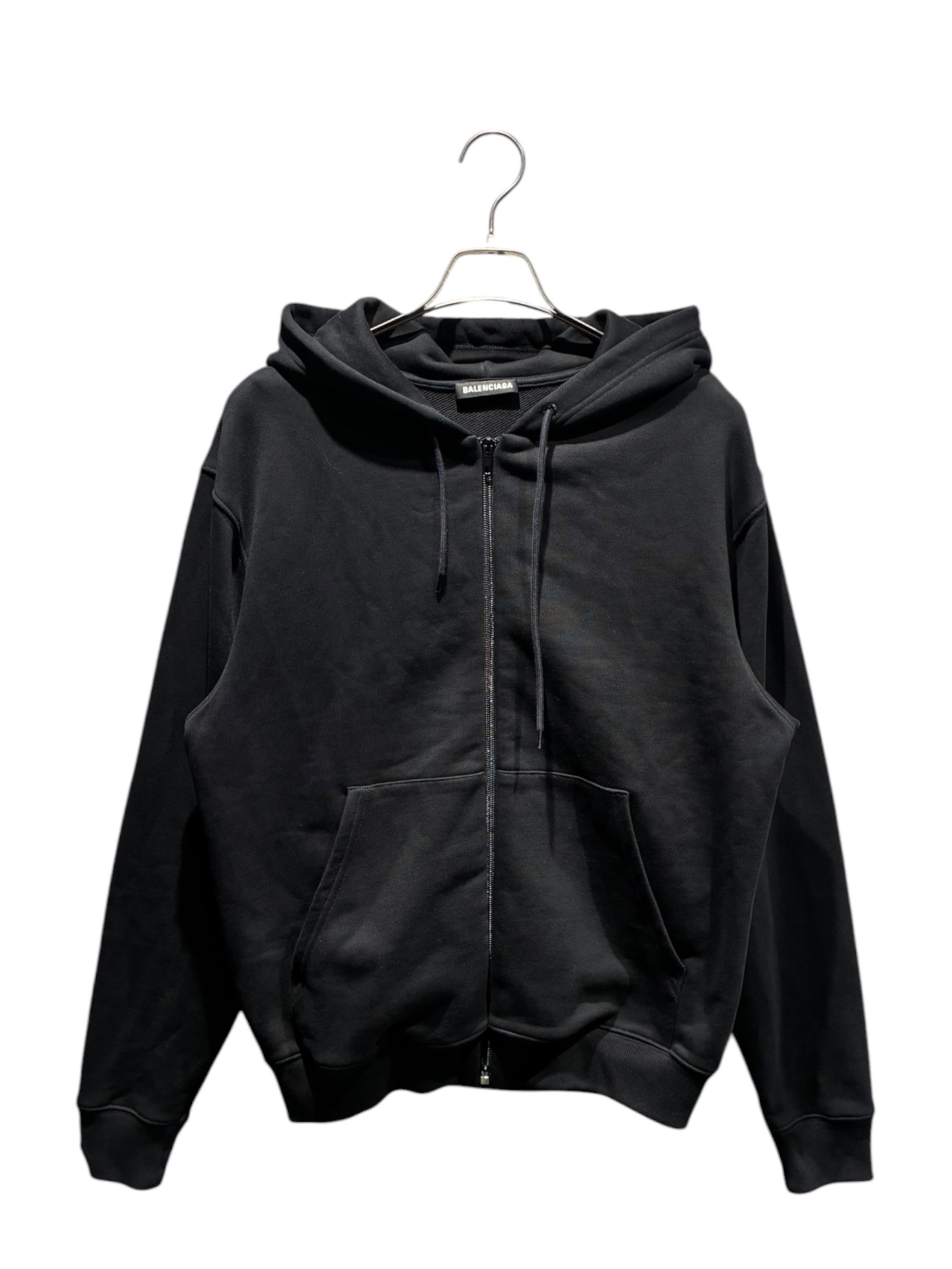 中古・古着通販】BALENCIAGA (バレンシアガ) バックロゴジップパーカー
