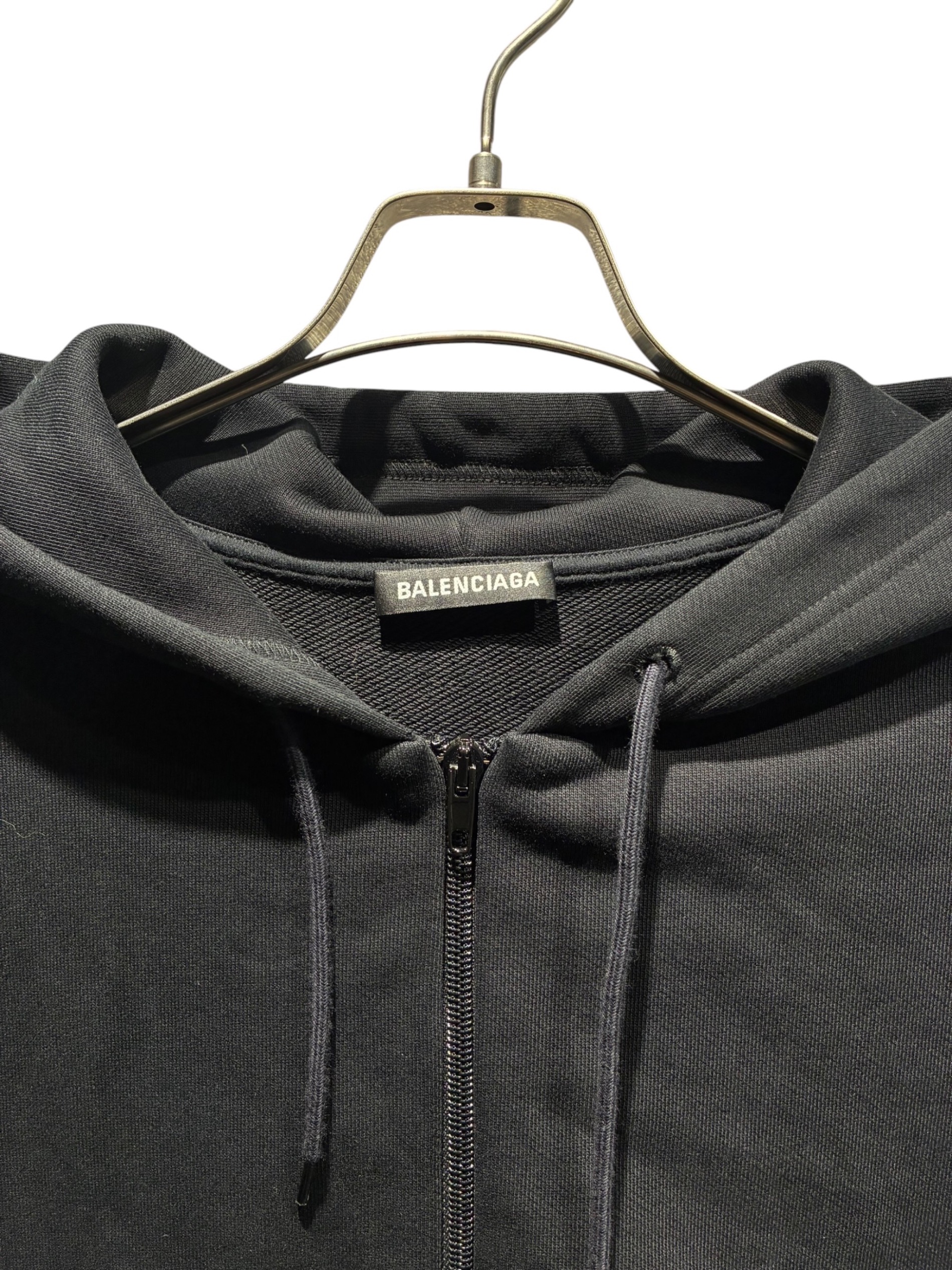中古・古着通販】BALENCIAGA (バレンシアガ) バックロゴジップパーカー