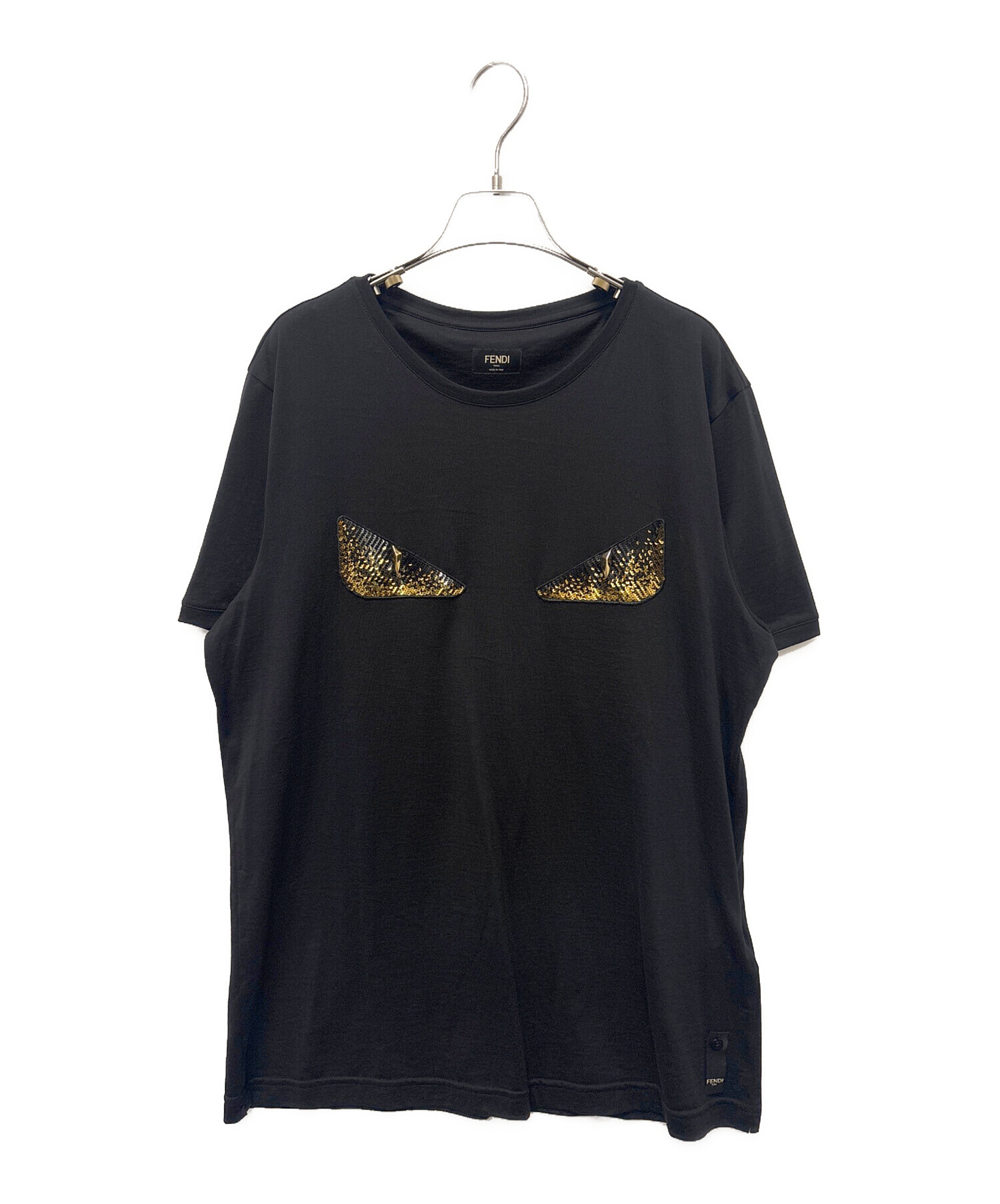 中古・古着通販】FENDI (フェンディ) モンスターTシャツ ブラック