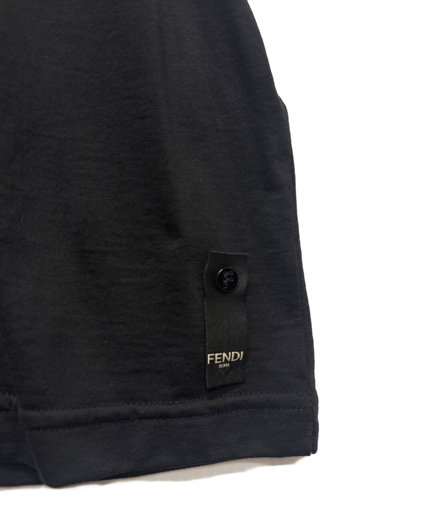 中古・古着通販】FENDI (フェンディ) モンスターTシャツ ブラック