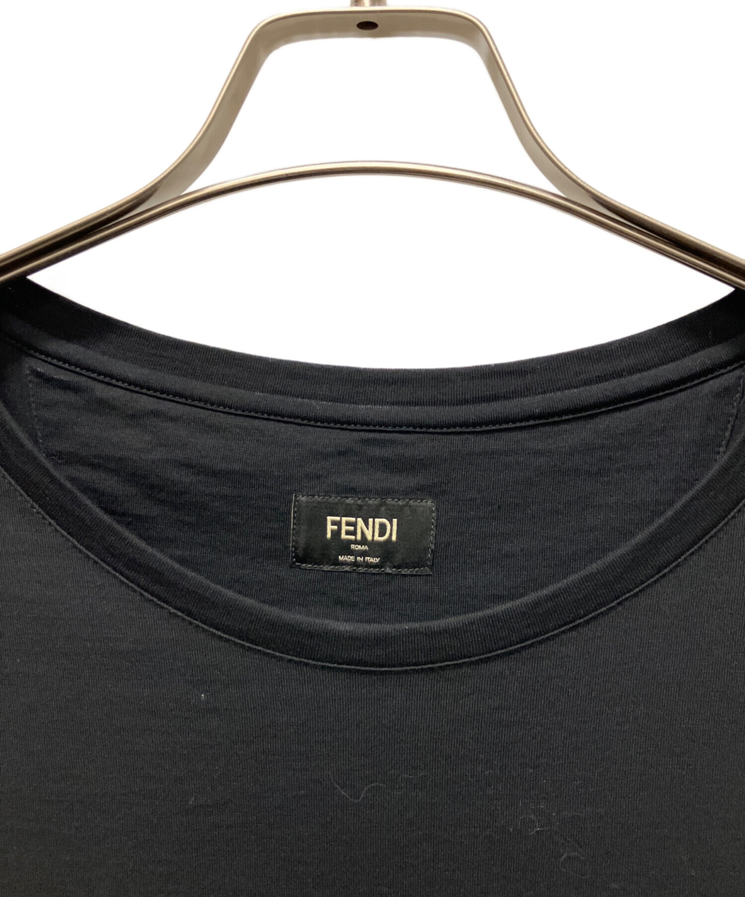 中古・古着通販】FENDI (フェンディ) モンスターTシャツ ブラック
