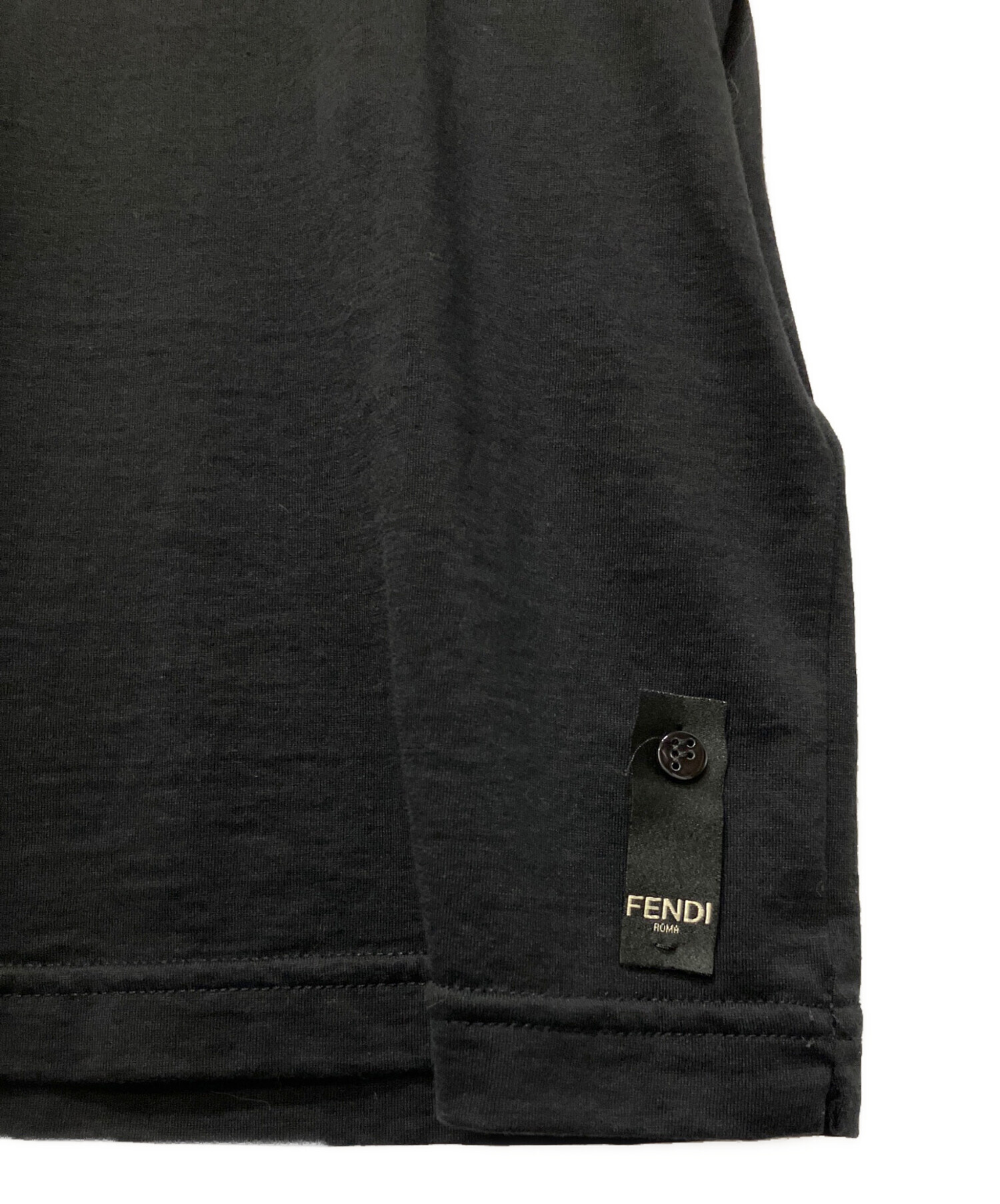 【最終値下げ】Fendi 半袖ワンピース 黒　モンスター 最終値下げ】Fendi 半袖ワンピース 黒 モンスター 最終値下げ】Fendi