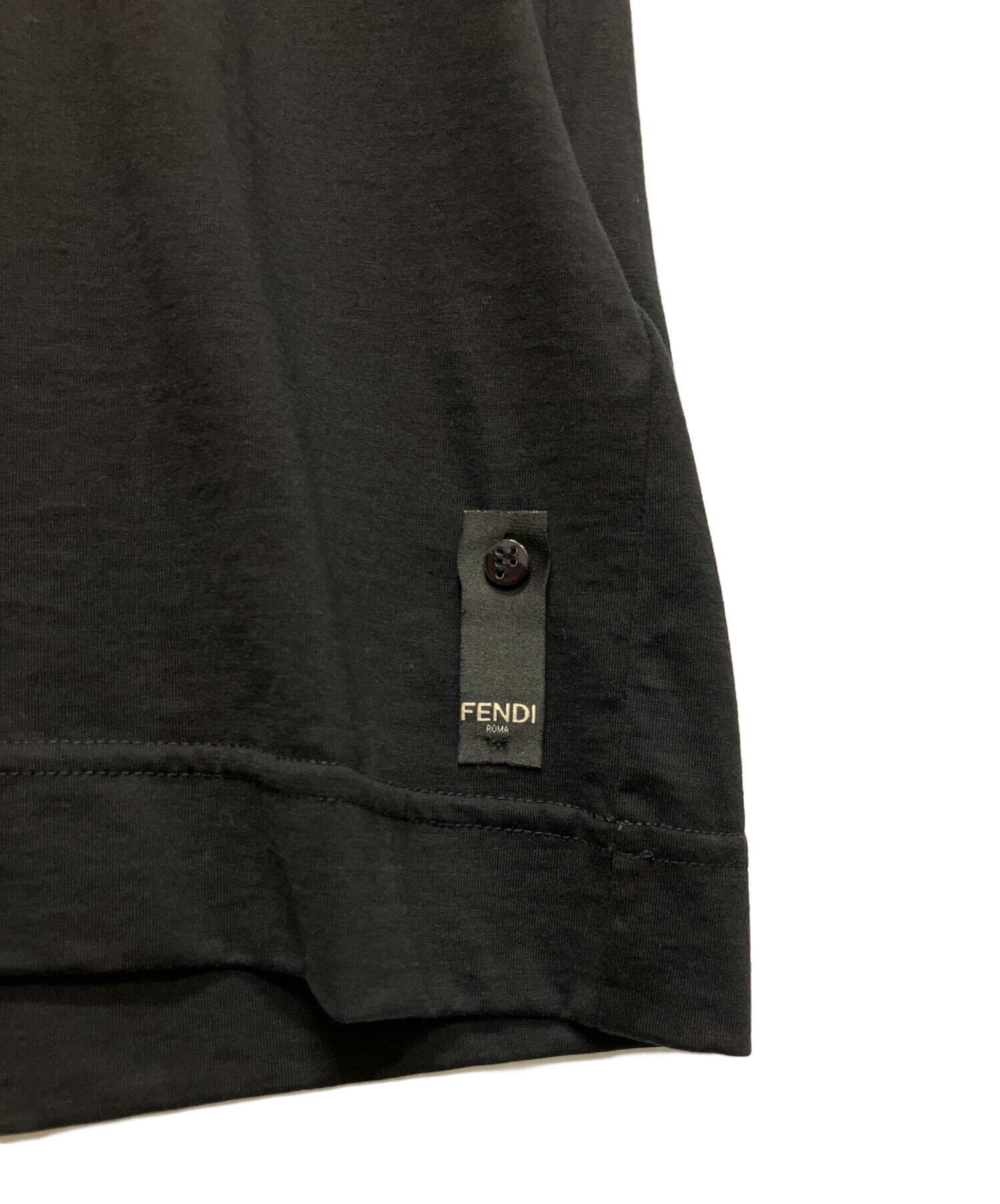 中古・古着通販】FENDI (フェンディ) モンスターTシャツ ブラック