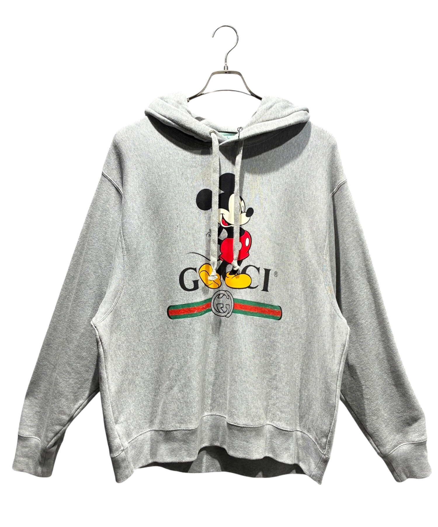 GUCCI ディズニー ミッキー パーカー ジャージー スウェット 中古・古着通販】GUCCI (グッチ) DISNEY (ディズニー) Mickey Mouse
