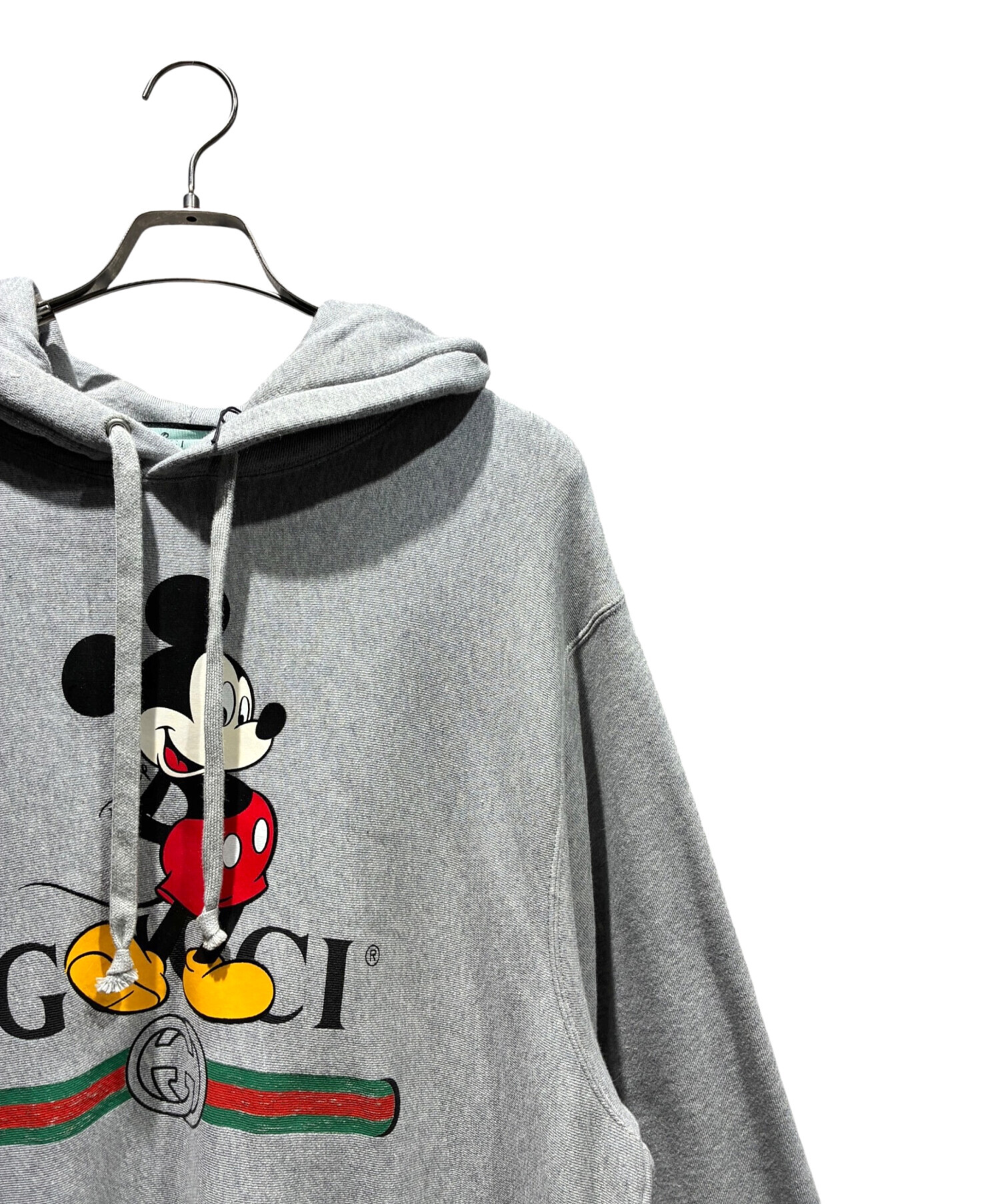 ふるーつグッチ×Disney オールドミッキーパーカーL ベージュ 中古・古着通販】GUCCI (グッチ) DISNEY (ディズニー) Mickey Mouse