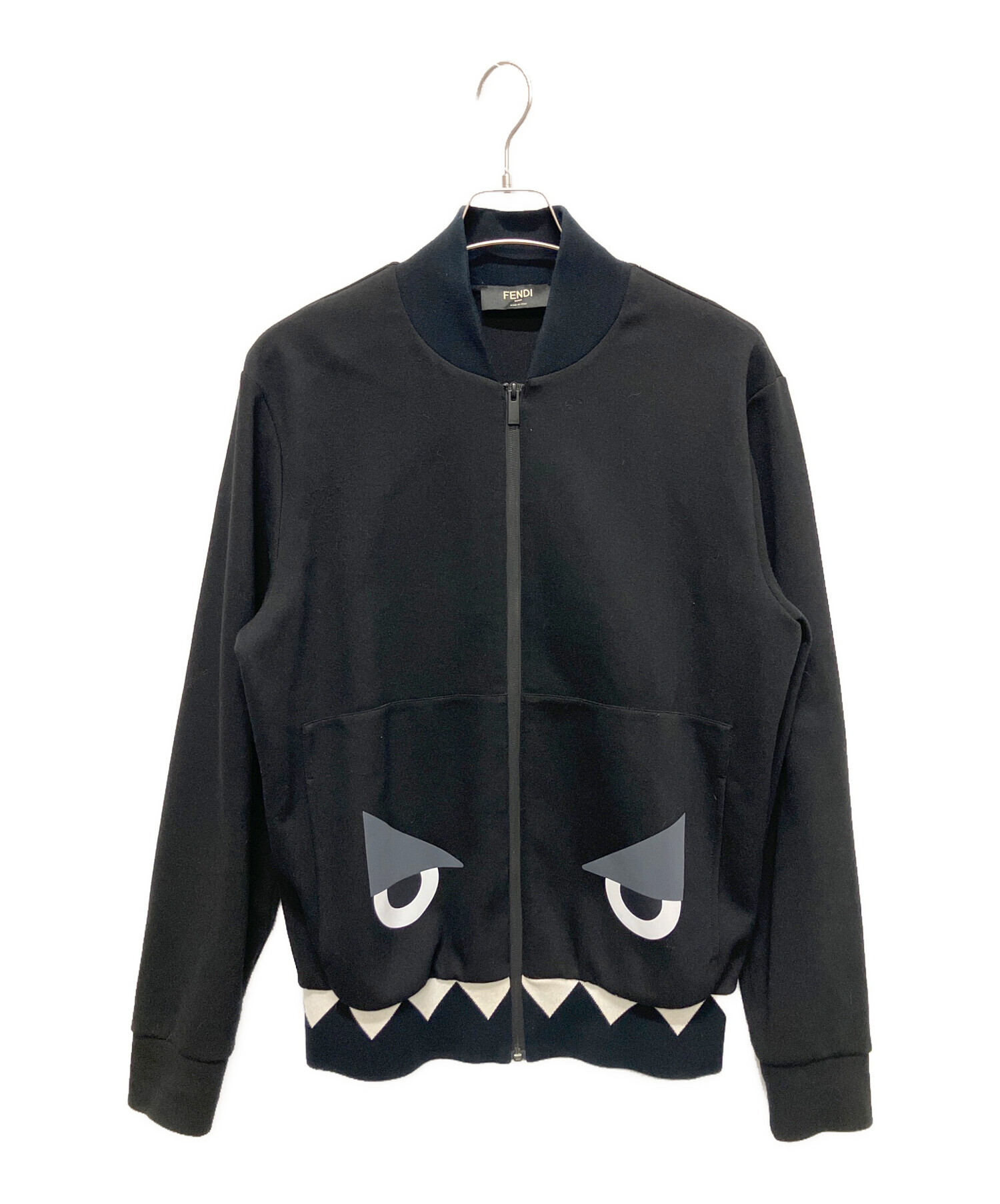 【FENDI】モンスター スタジャン ジャンパー ジャケット サイズ36 中古・古着通販】FENDI (フェンディ) モンスタージップジャケット