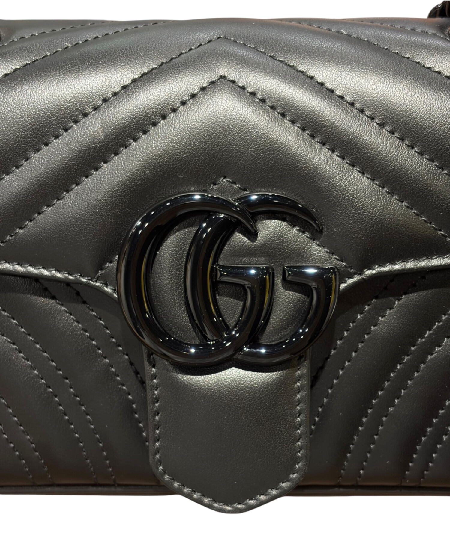中古・古着通販】GUCCI (グッチ) GGマーモントシェブロン キルティング