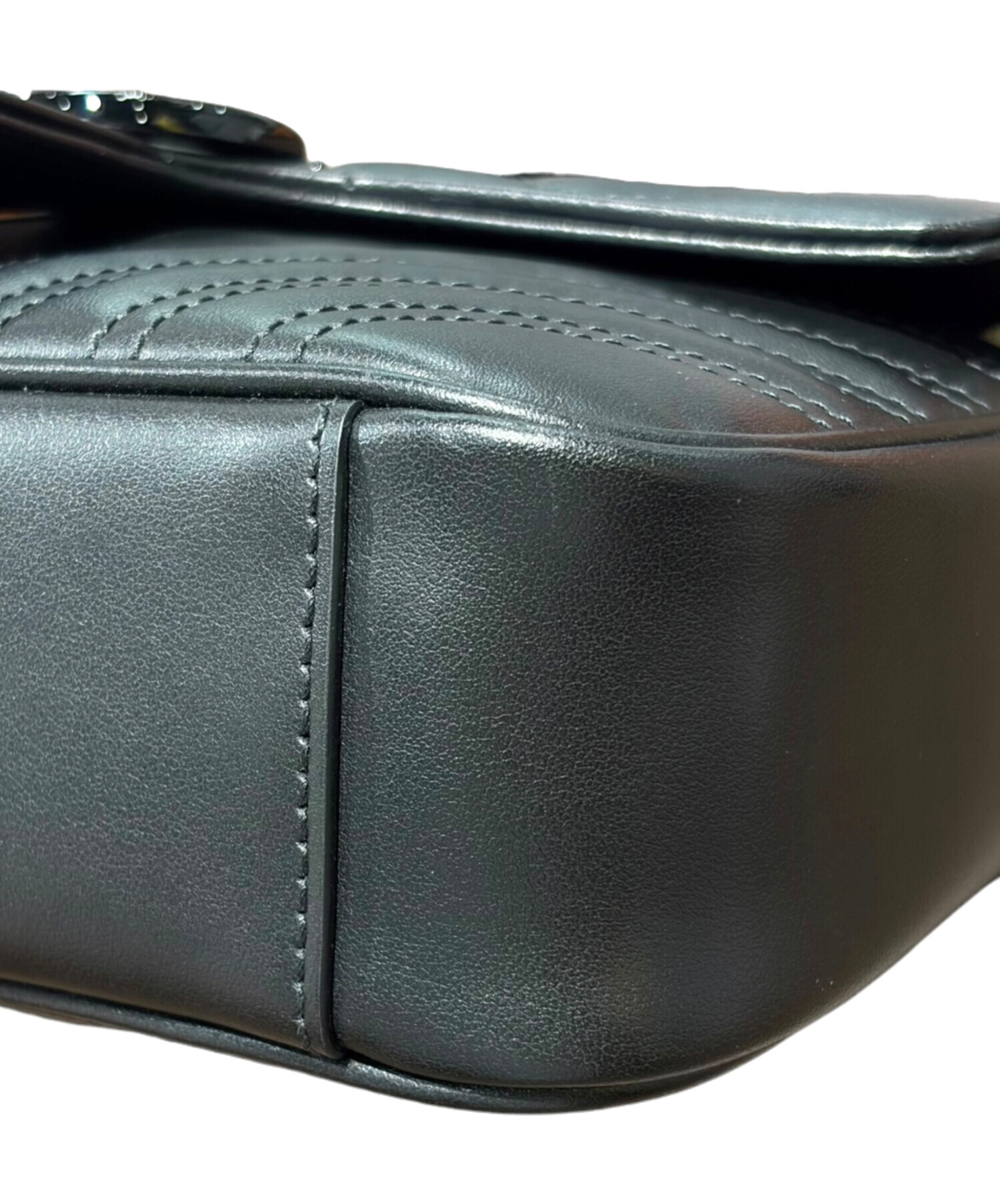 中古・古着通販】GUCCI (グッチ) GGマーモントシェブロン キルティング
