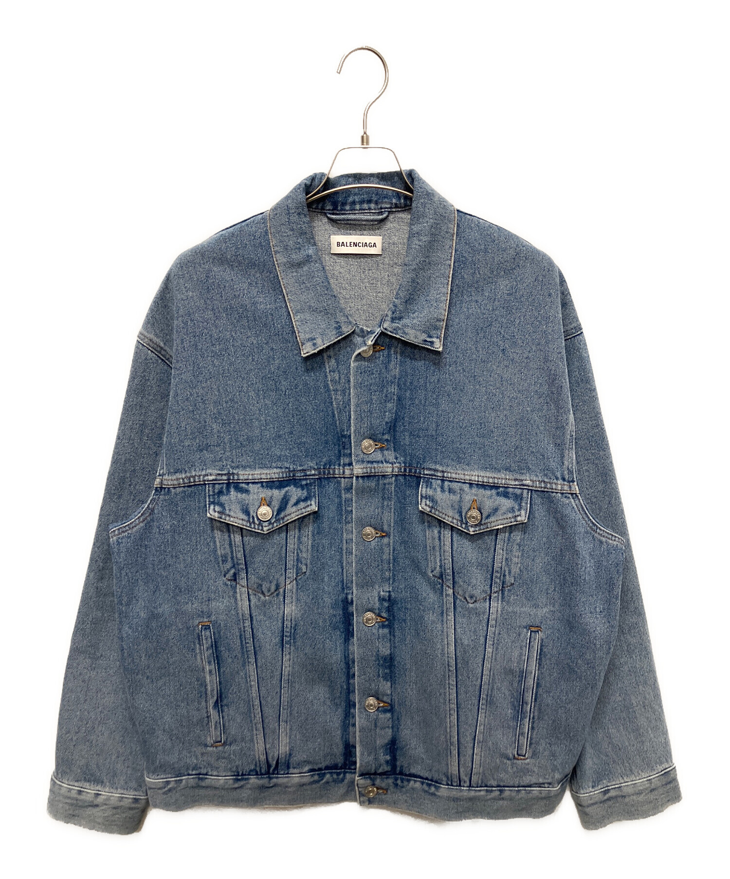 【極美品】BALENCIAGA バレンシアガ デニムジャケット34 中古・古着通販】BALENCIAGA (バレンシアガ) デニムジャケット