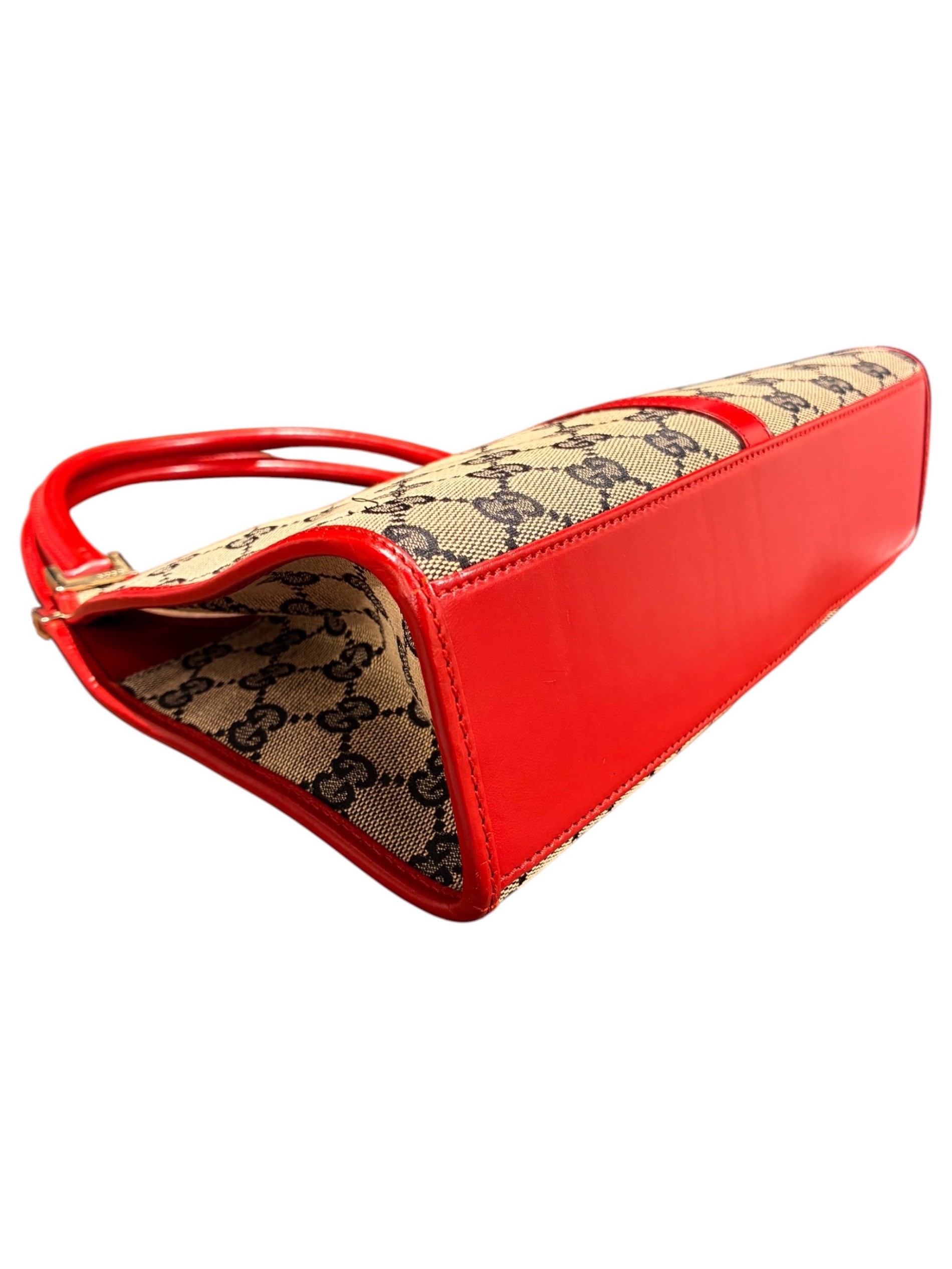中古・古着通販】GUCCI (グッチ) ジャッキー ハンドバッグ レッド