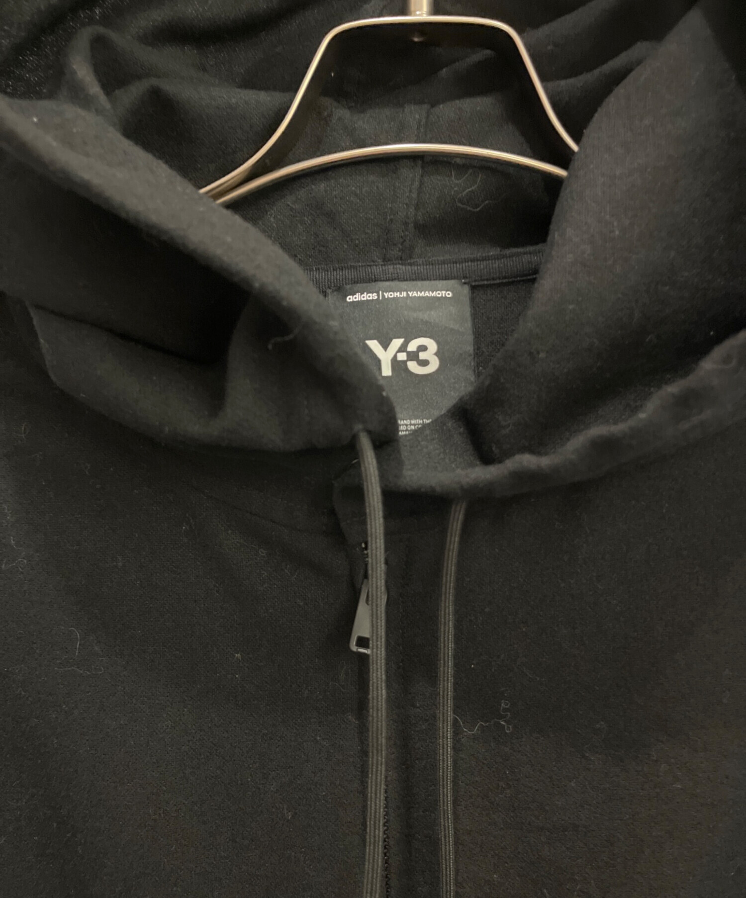 中古・古着通販】Y-3 (ワイスリー) フランネルHDフーディー ブラック