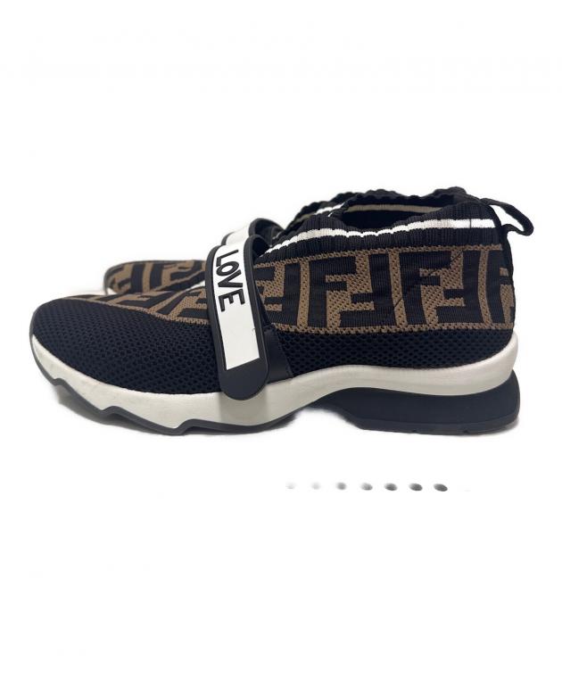 FENDI フェンディ FFロゴ ソックススニーカー 38 中古・古着通販】FENDI (フェンディ) ロココソックススニーカー/ズッカ