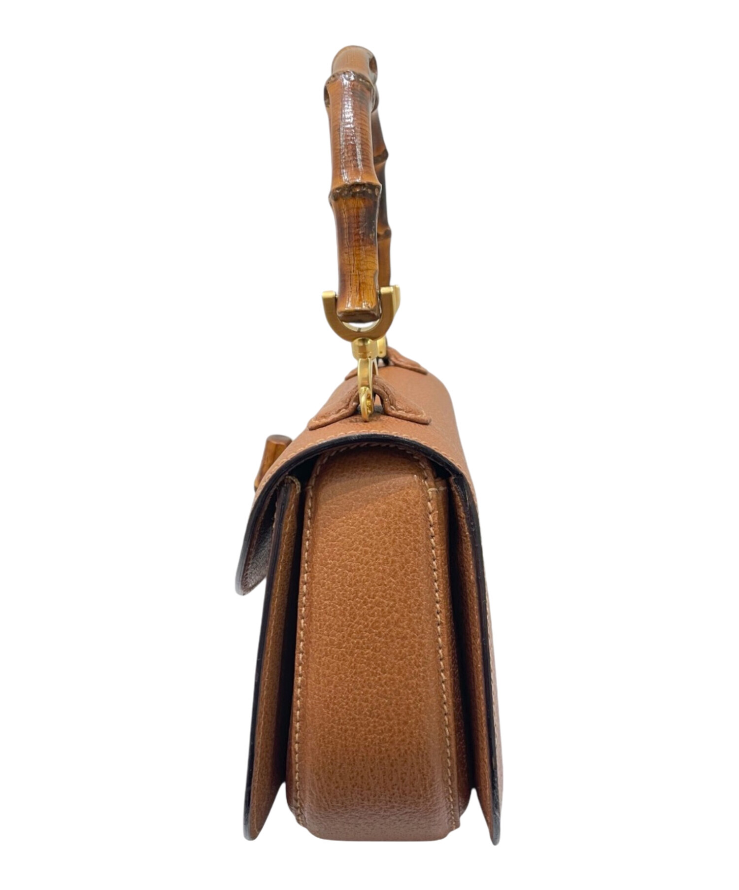 中古・古着通販】GUCCI (グッチ) バンブーターンロック 2WAYバッグ