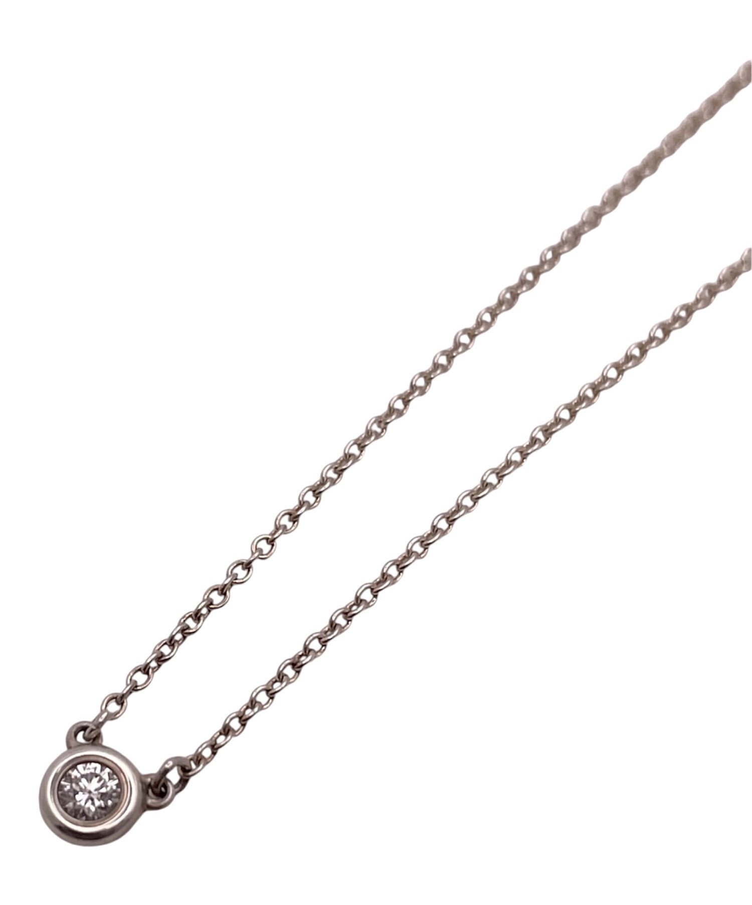 Tiffany & Co. バイザヤード　シルバーネックレス 中古・古着通販】TIFFANY & Co. (ティファニー) バイザヤードシルバー