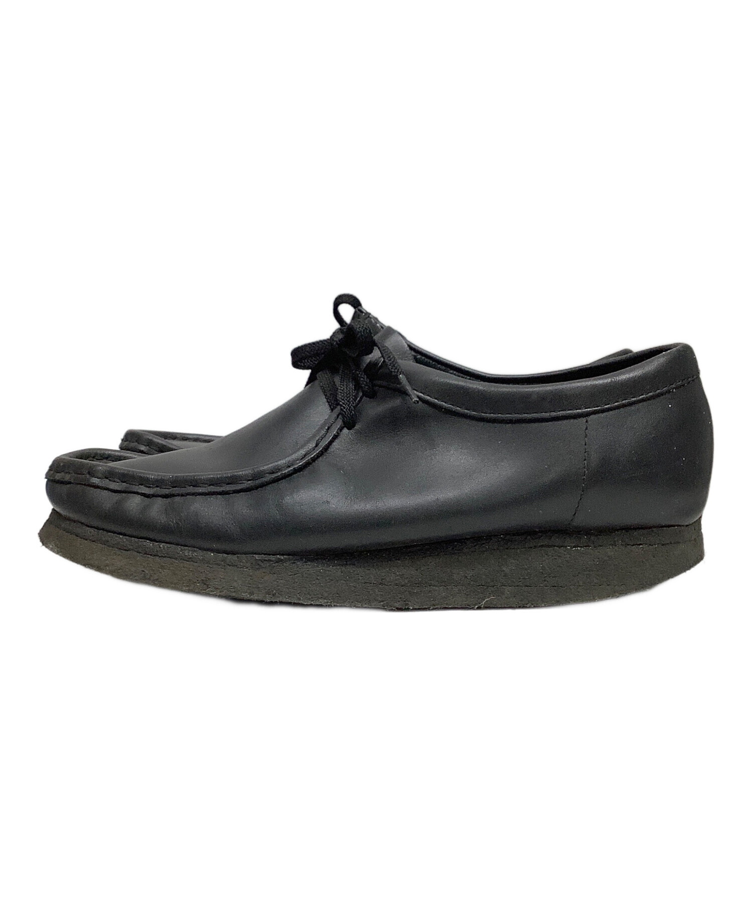 【新品未使用】CLARKS ワラビー　サイズ８ 中古・古着通販】CLARKS (クラークス) ワラビーシューズ ブラック