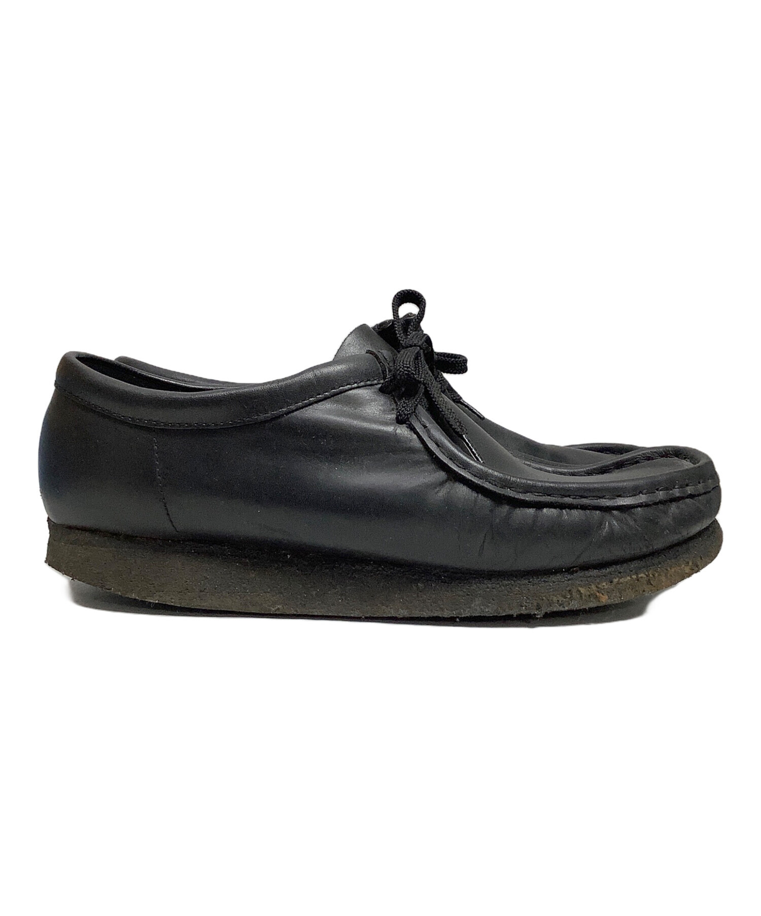 中古・古着通販】CLARKS (クラークス) ワラビーシューズ ブラック