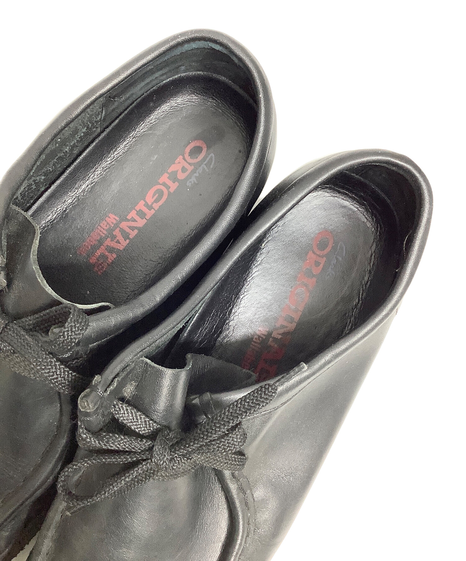 中古・古着通販】CLARKS (クラークス) ワラビーシューズ ブラック