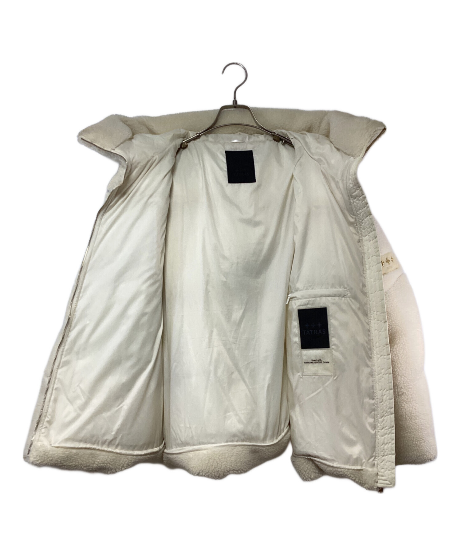 中古・古着通販】TATRAS (タトラス) フードフルジップダウンボア 