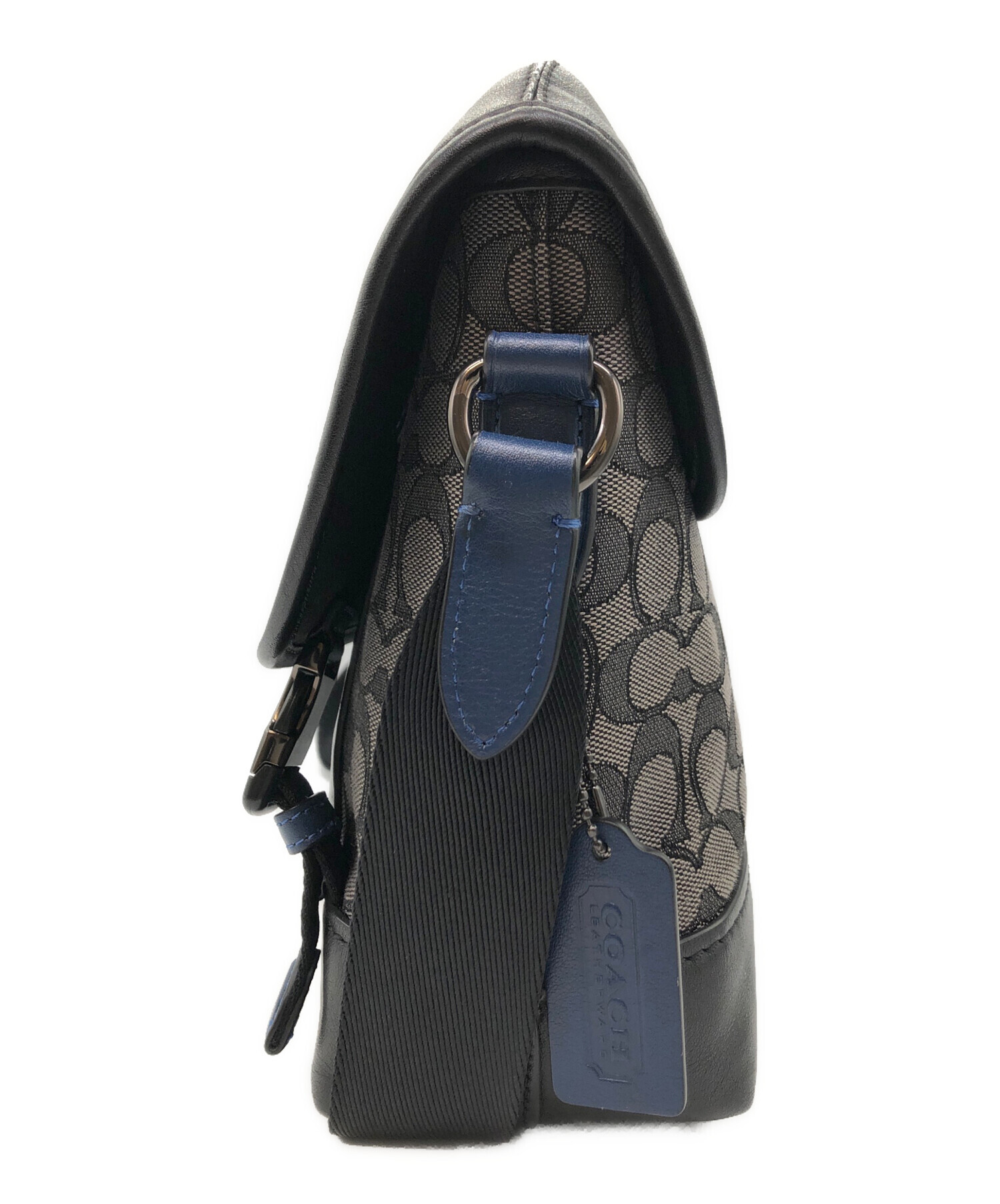 中古・古着通販】COACH (コーチ) リーグ バイク バッグ シグネチャー