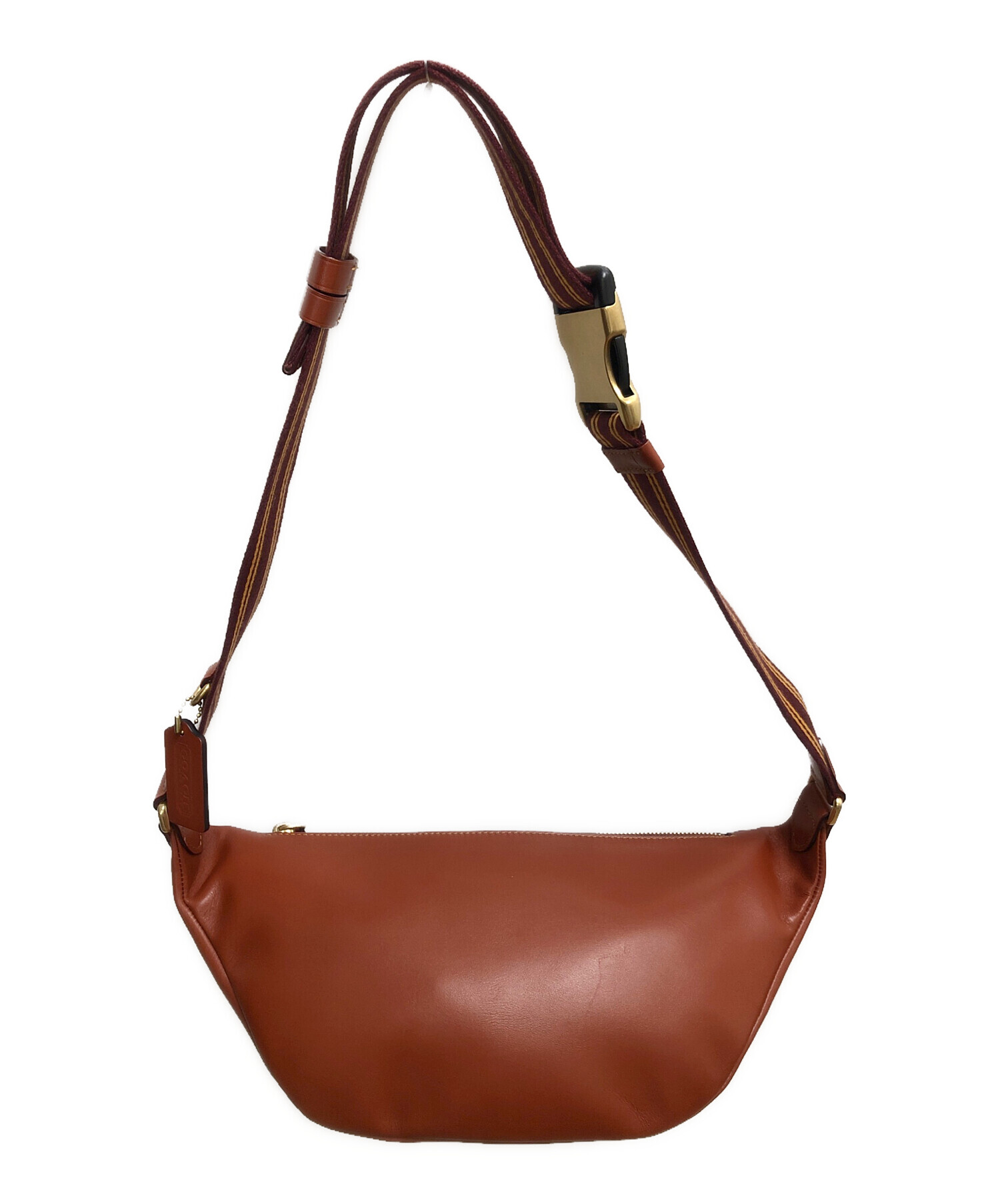 中古・古着通販】COACH (コーチ) リーグ ベルト バッグ シグネチャー 