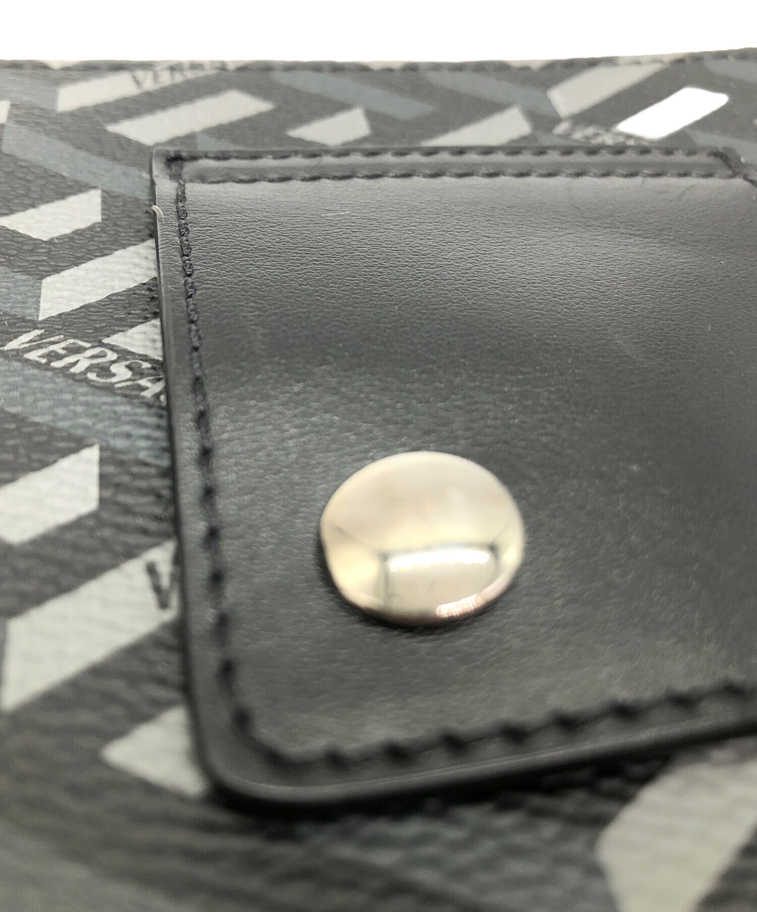 中古・古着通販】VERSACE (ヴェルサーチェ) グレカ フラットポーチ