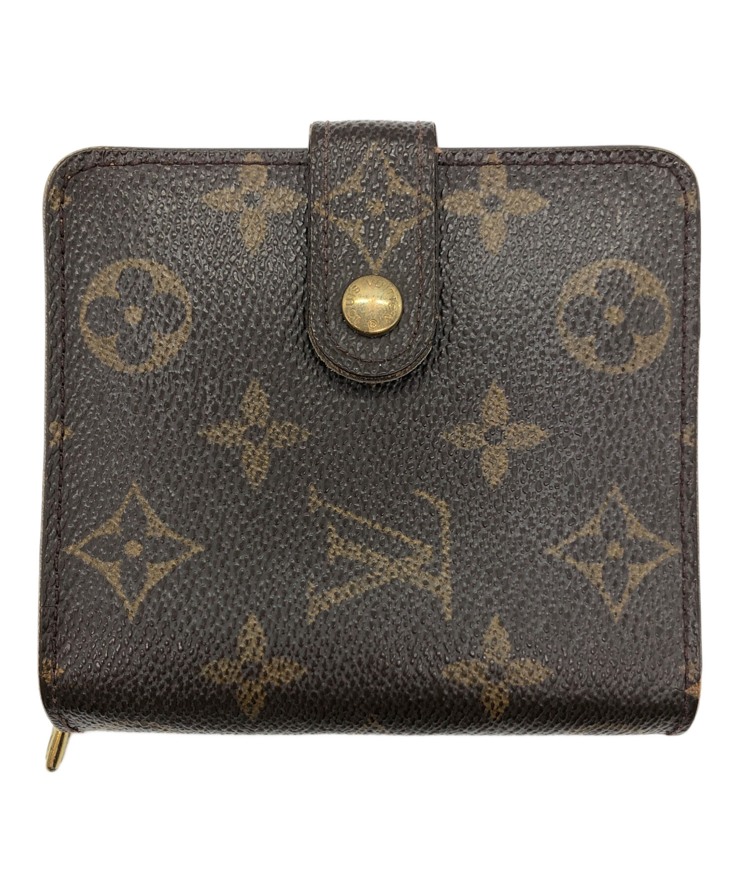 LOUIS VUITTON ルイ・ヴィトン/グルームコンパクトジップ/M60036/CT0***/Bランク/82【中古】 ルイヴィトングルーム コンパクトジップ 14145 ブラウン ユニセックス