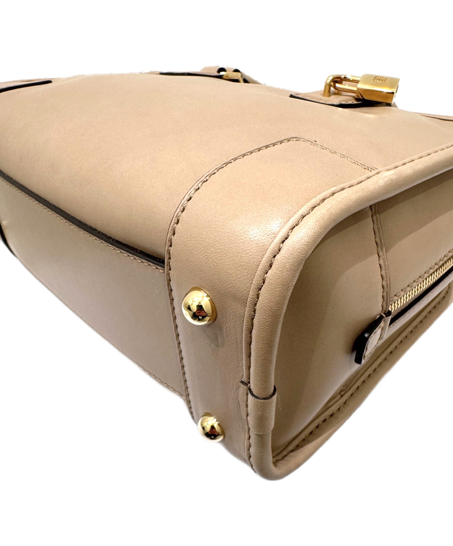 中古・古着通販】LOEWE (ロエベ) アマソナ23/ハンドバッグ ベージュ
