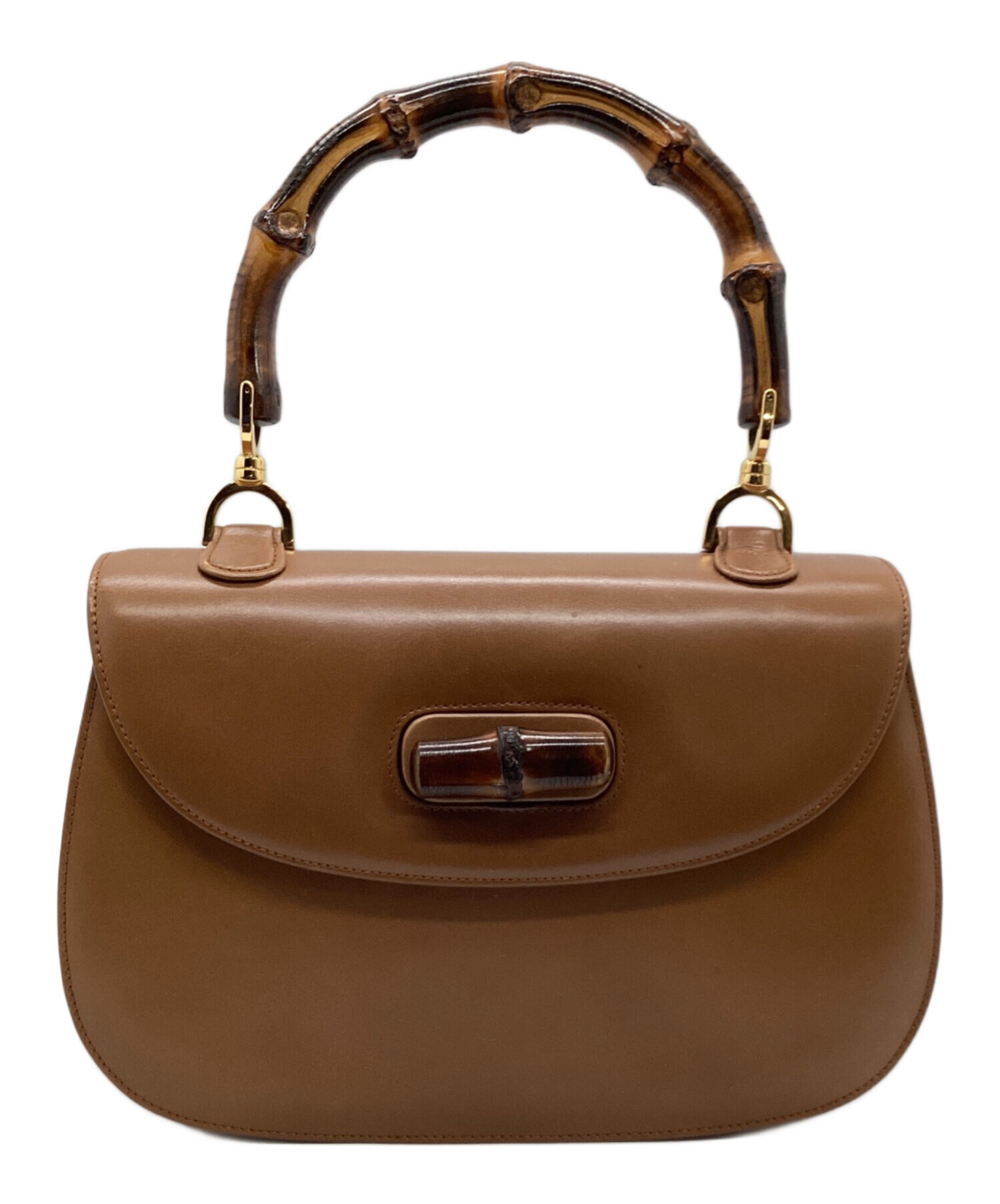 中古・古着通販】GUCCI (グッチ) ハンドバッグ ブラウン｜ブランド 