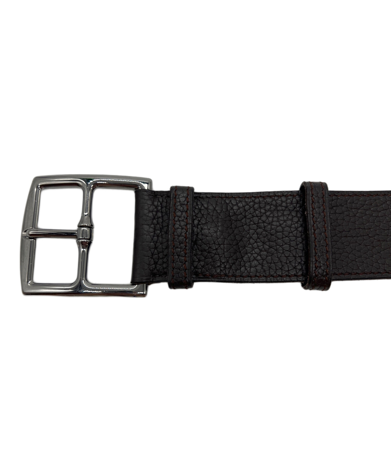 中古・古着通販】HERMES (エルメス) レザーベルト ブラウン｜ブランド