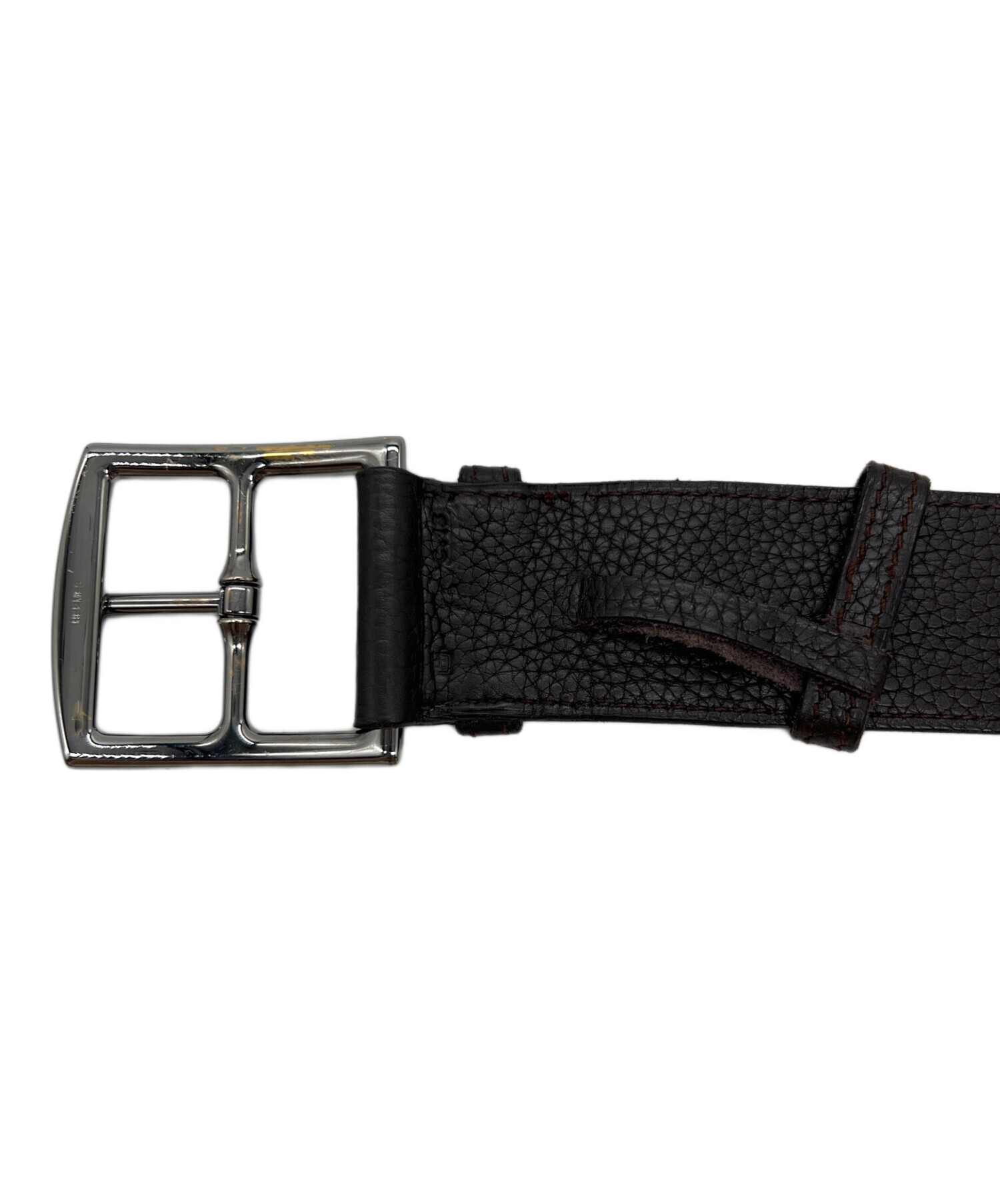 中古・古着通販】HERMES (エルメス) レザーベルト ブラウン｜ブランド