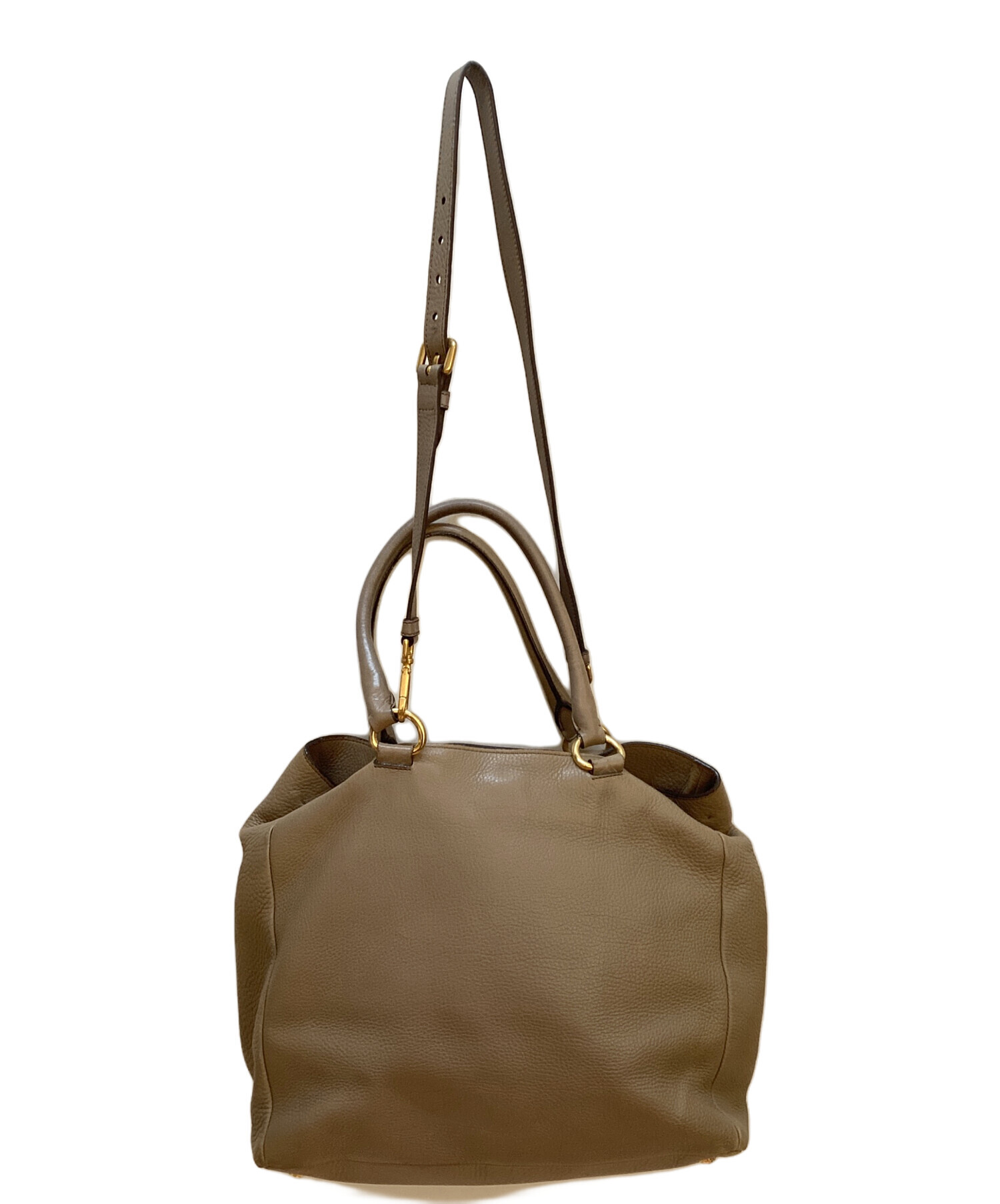 中古・古着通販】PRADA (プラダ) 2WAYバッグ ブラウン｜ブランド・古着