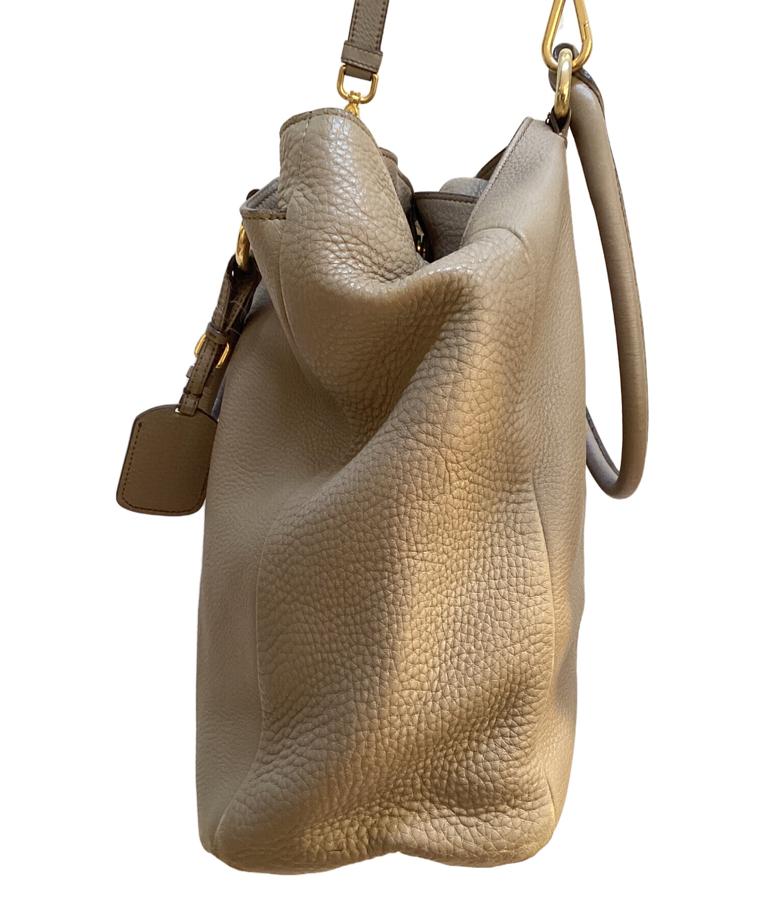 中古・古着通販】PRADA (プラダ) 2WAYバッグ ブラウン｜ブランド・古着