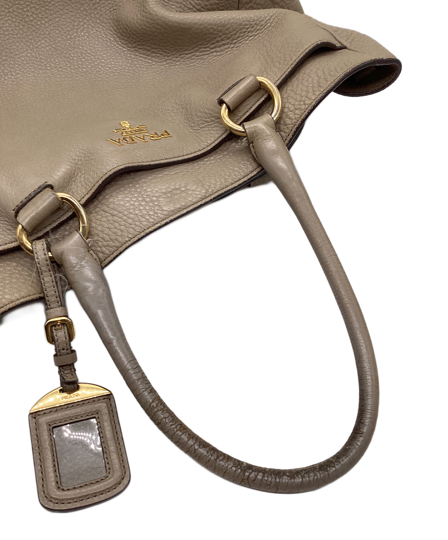 中古・古着通販】PRADA (プラダ) 2WAYバッグ ブラウン｜ブランド・古着